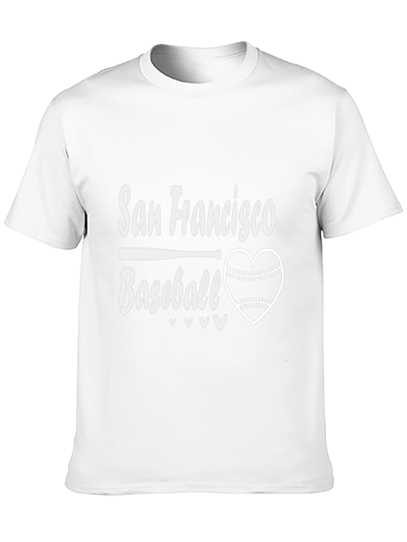 San Francisco Baseball Heart Graphic Tee