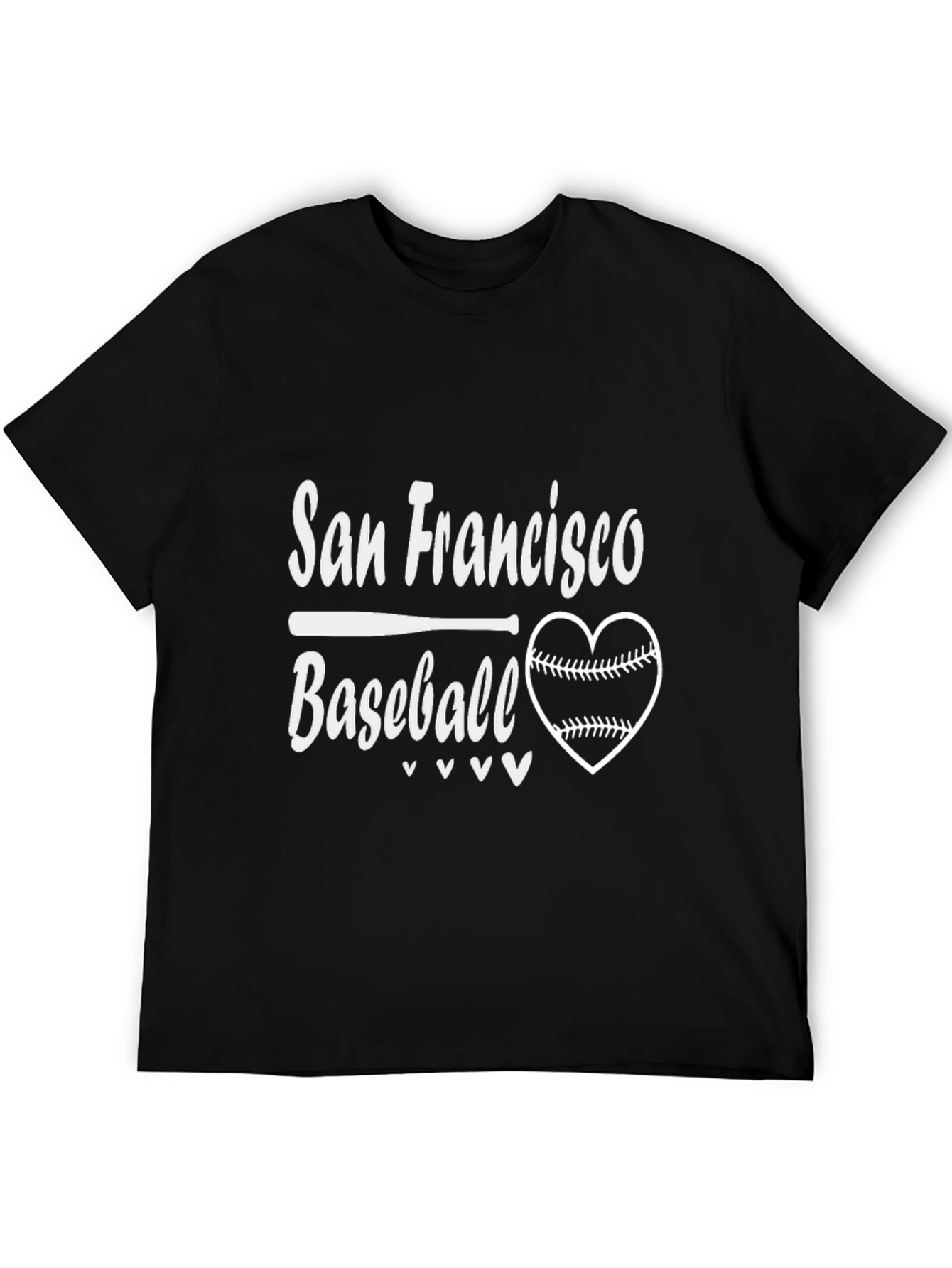 San Francisco Baseball Heart Graphic Tee