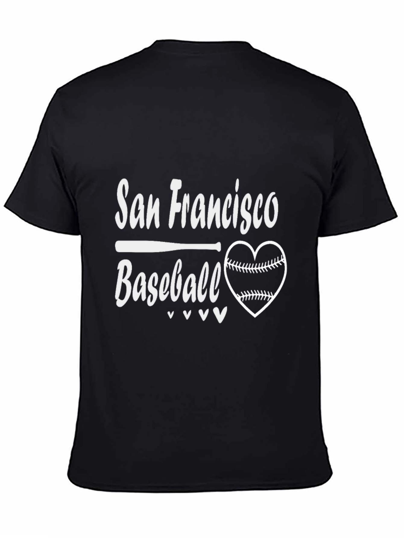 San Francisco Baseball Heart Graphic Tee