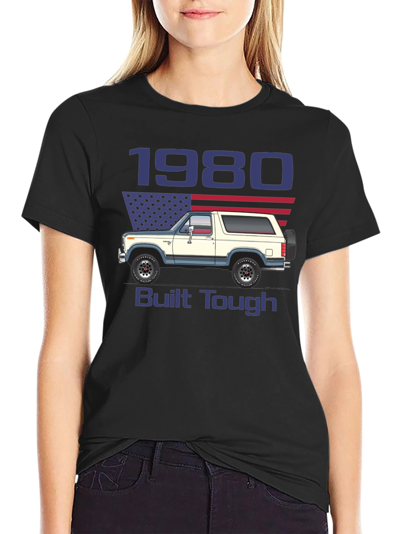 1980 Bronco Built Tough T-Shirt