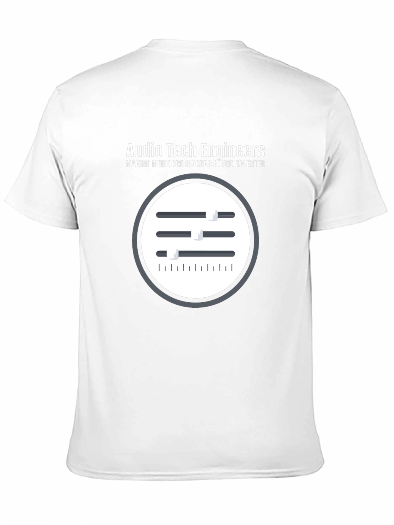 Audio Tech Engineers T-Shirt - Sound Mixer Design