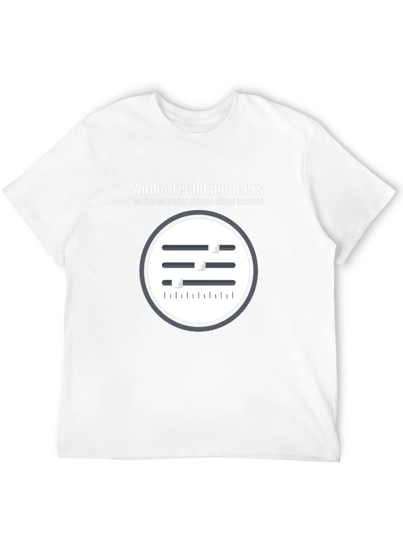 Audio Tech Engineers T-Shirt - Sound Mixer Design