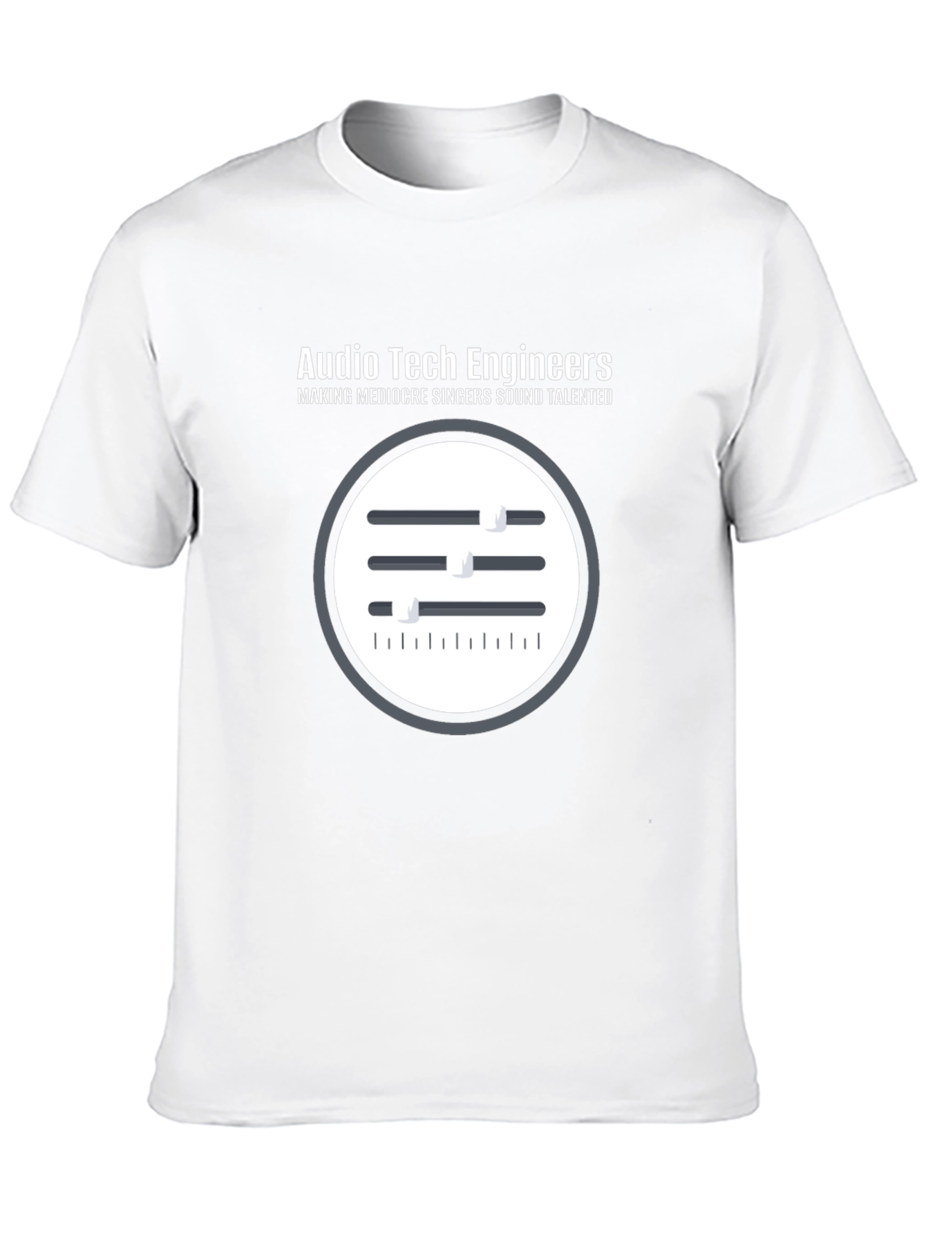 Audio Tech Engineers T-Shirt - Sound Mixer Design