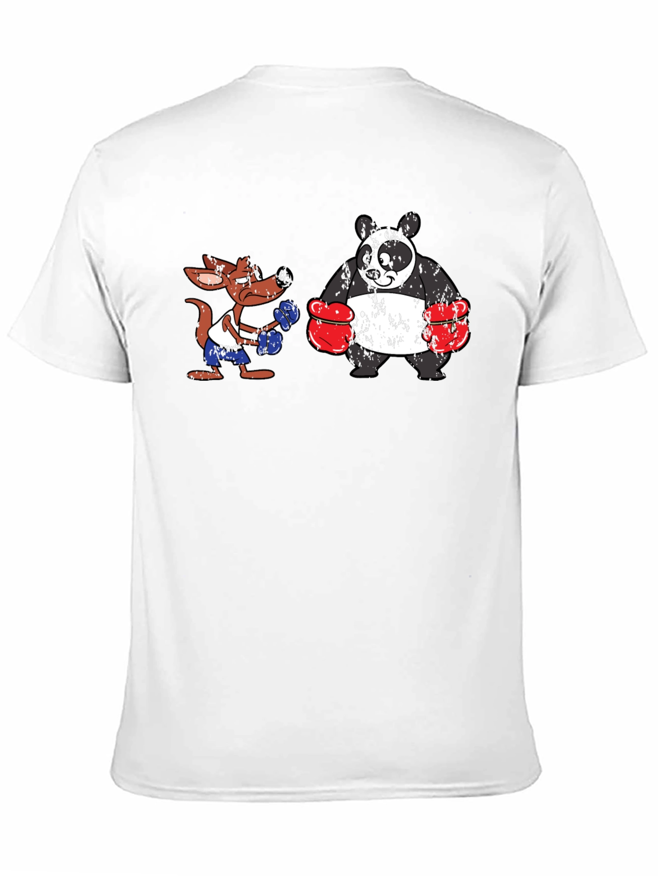 Cartoon Animal Boxing T-Shirt