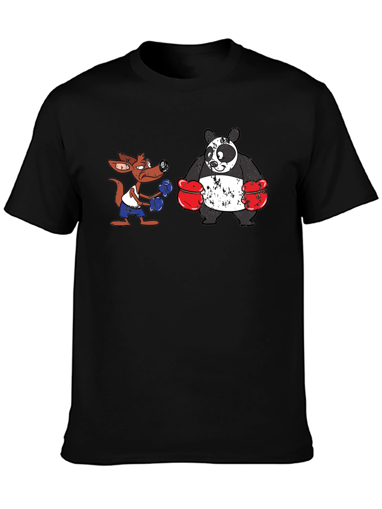 Cartoon Animal Boxing T-Shirt
