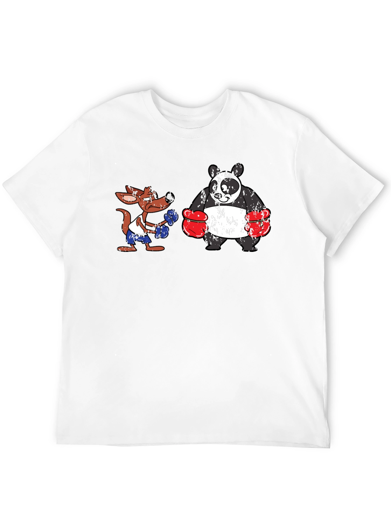 Cartoon Animal Boxing T-Shirt