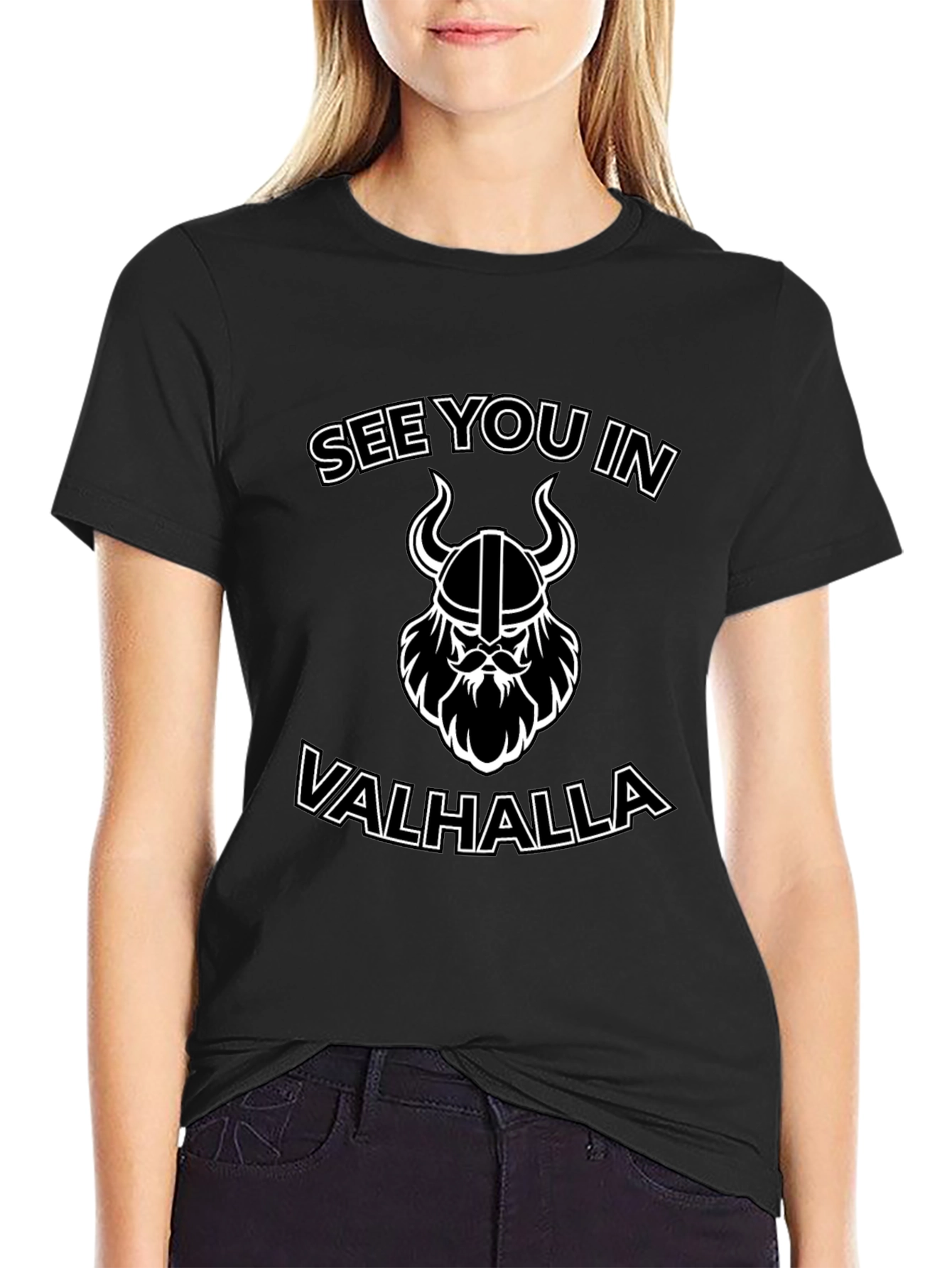 See You in Valhalla Viking Graphic T-Shirt