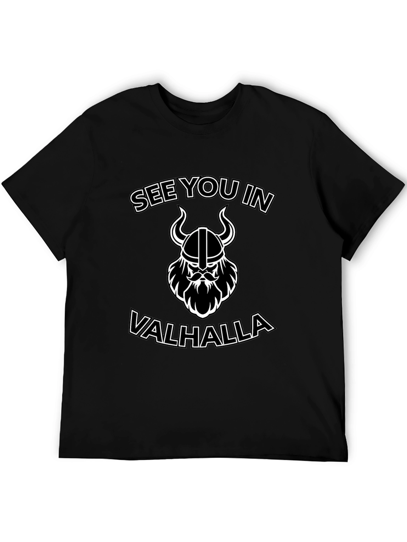 See You in Valhalla Viking Graphic T-Shirt