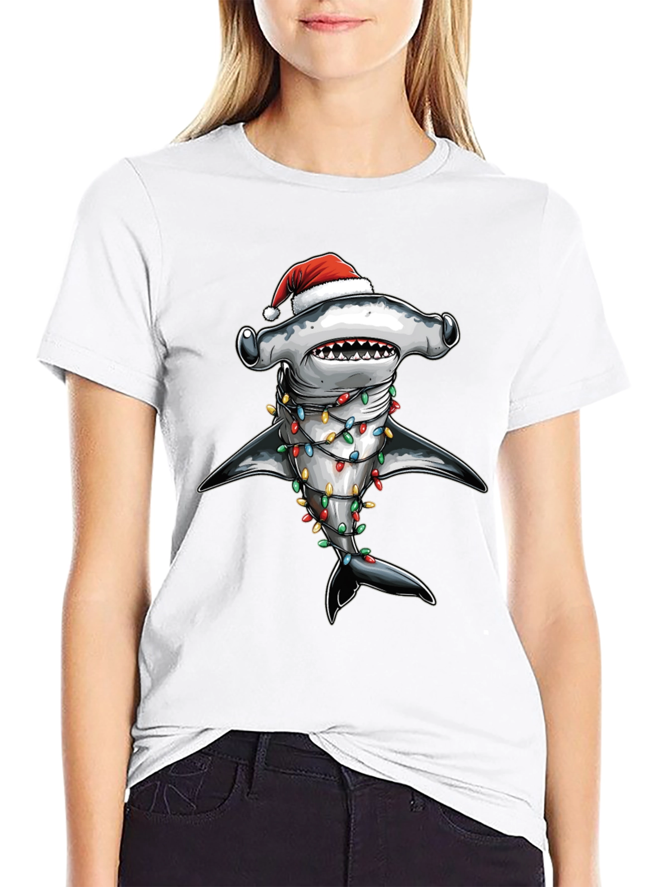 Christmas Hammerhead Shark T-Shirt