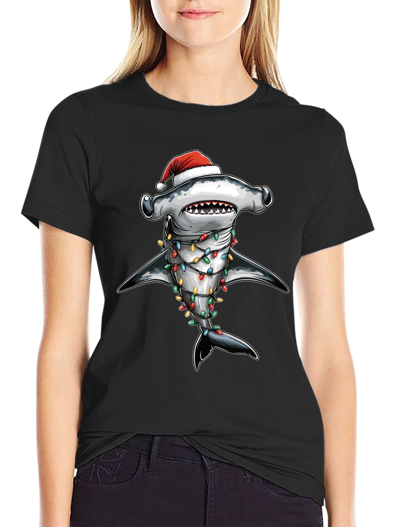 Christmas Hammerhead Shark T-Shirt