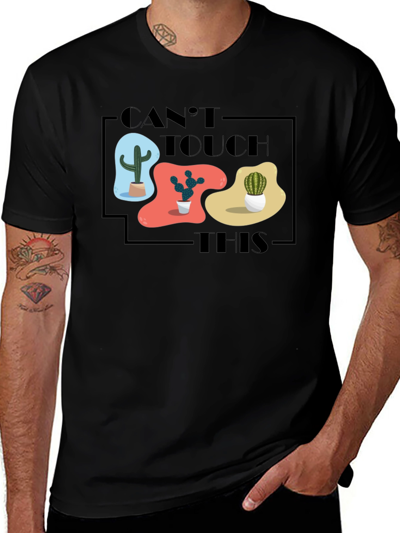 Cant Touch This Cactus Graphic Tee