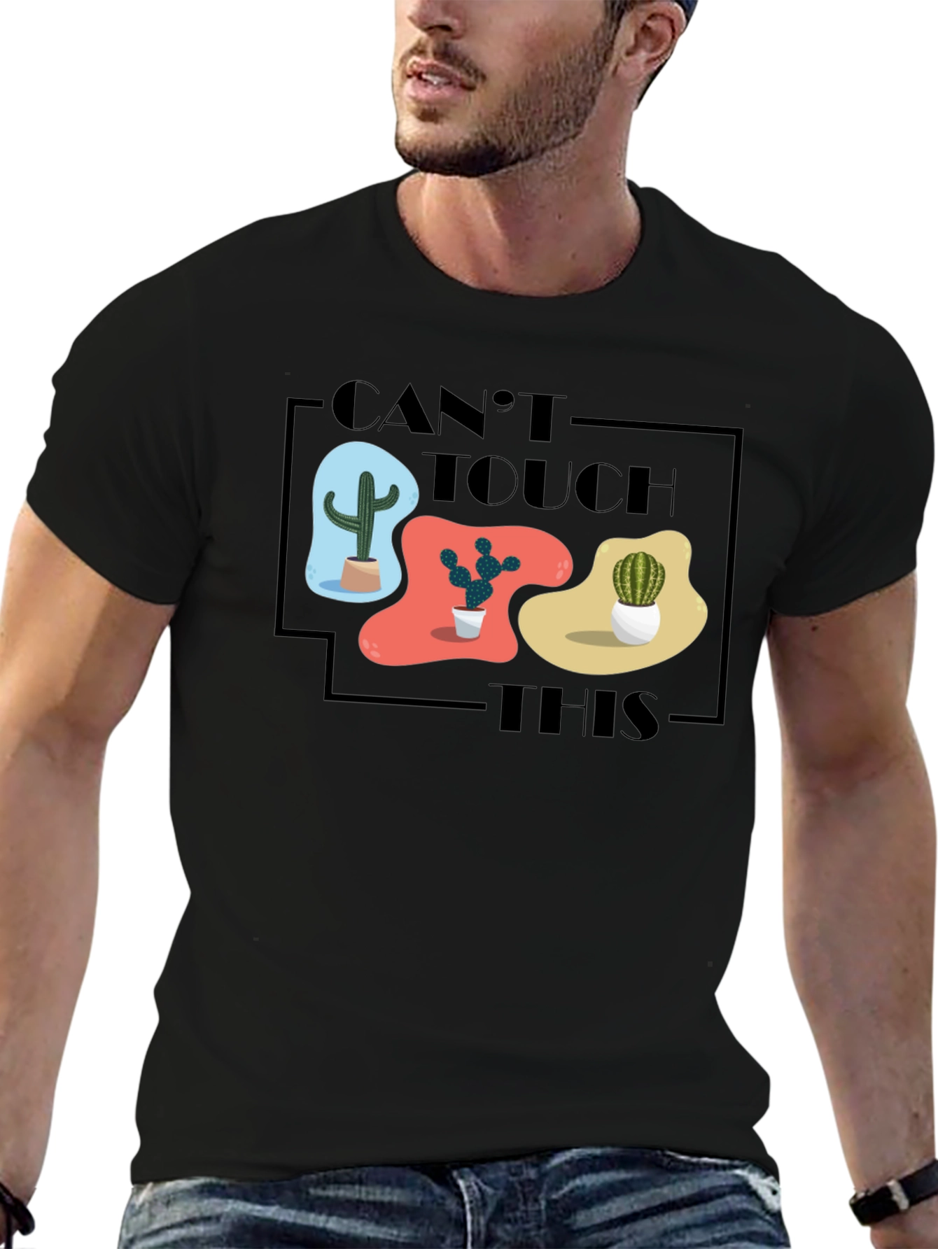 Cant Touch This Cactus Graphic Tee