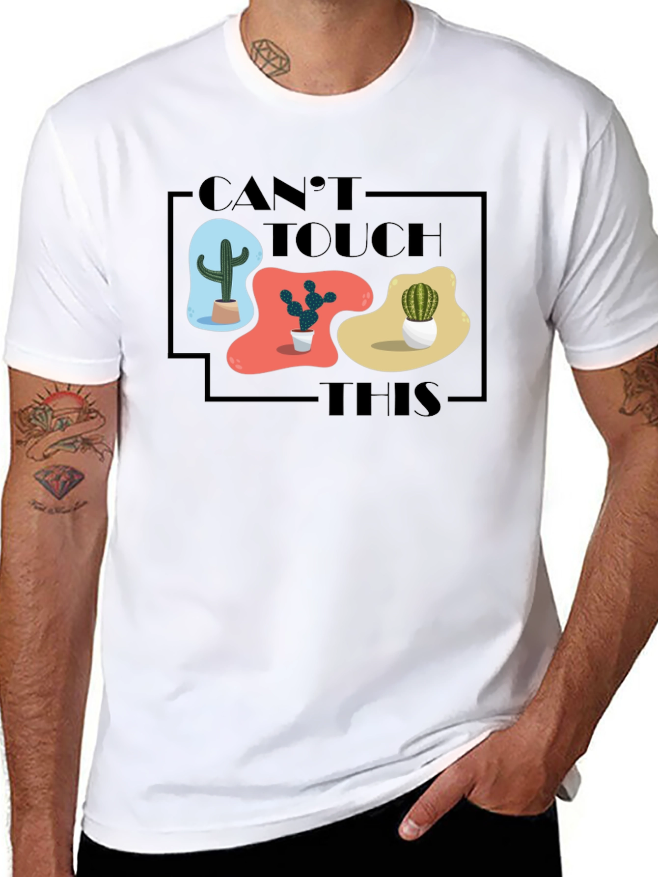 Cant Touch This Cactus Graphic Tee