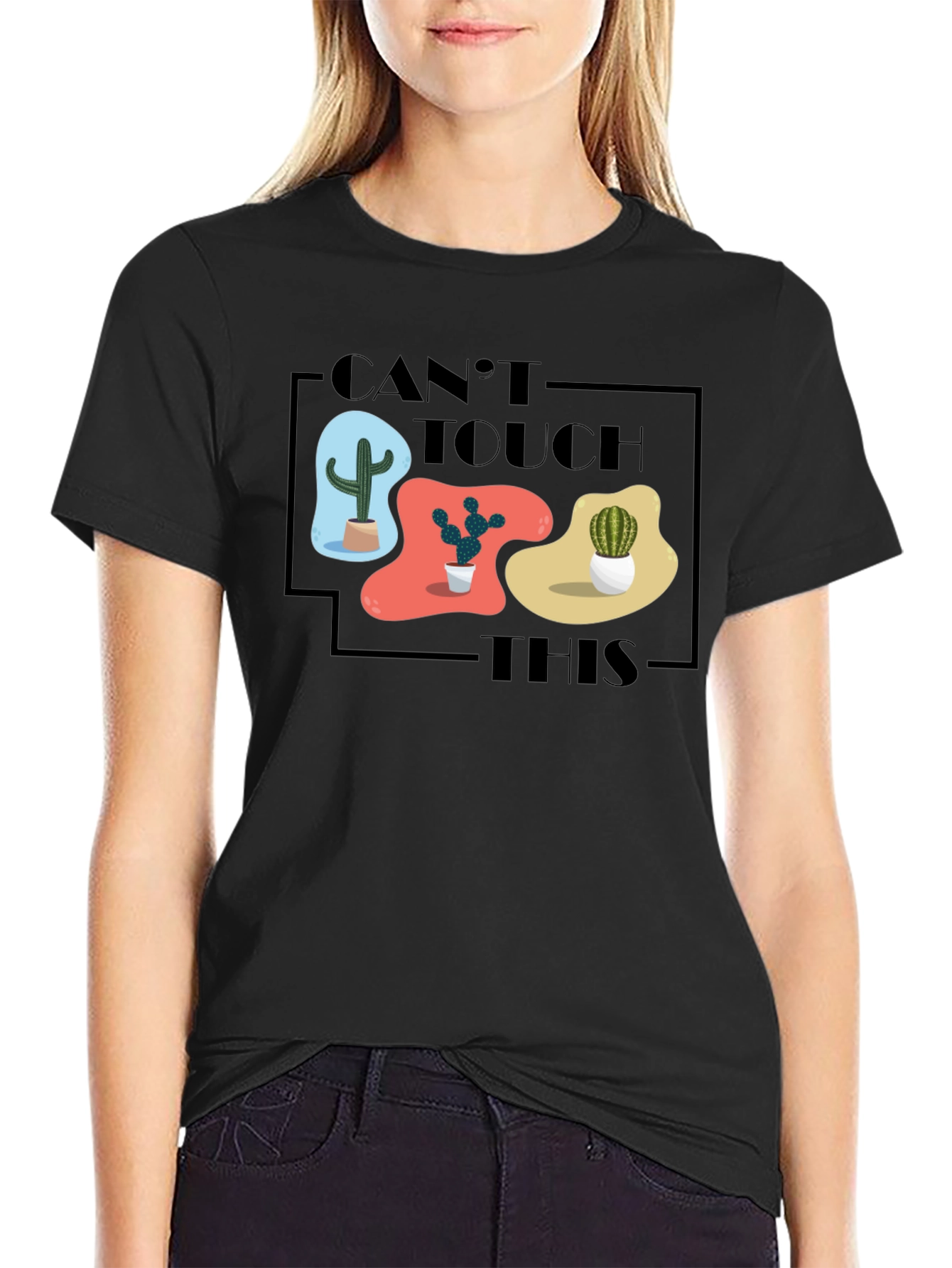 Cant Touch This Cactus Graphic Tee