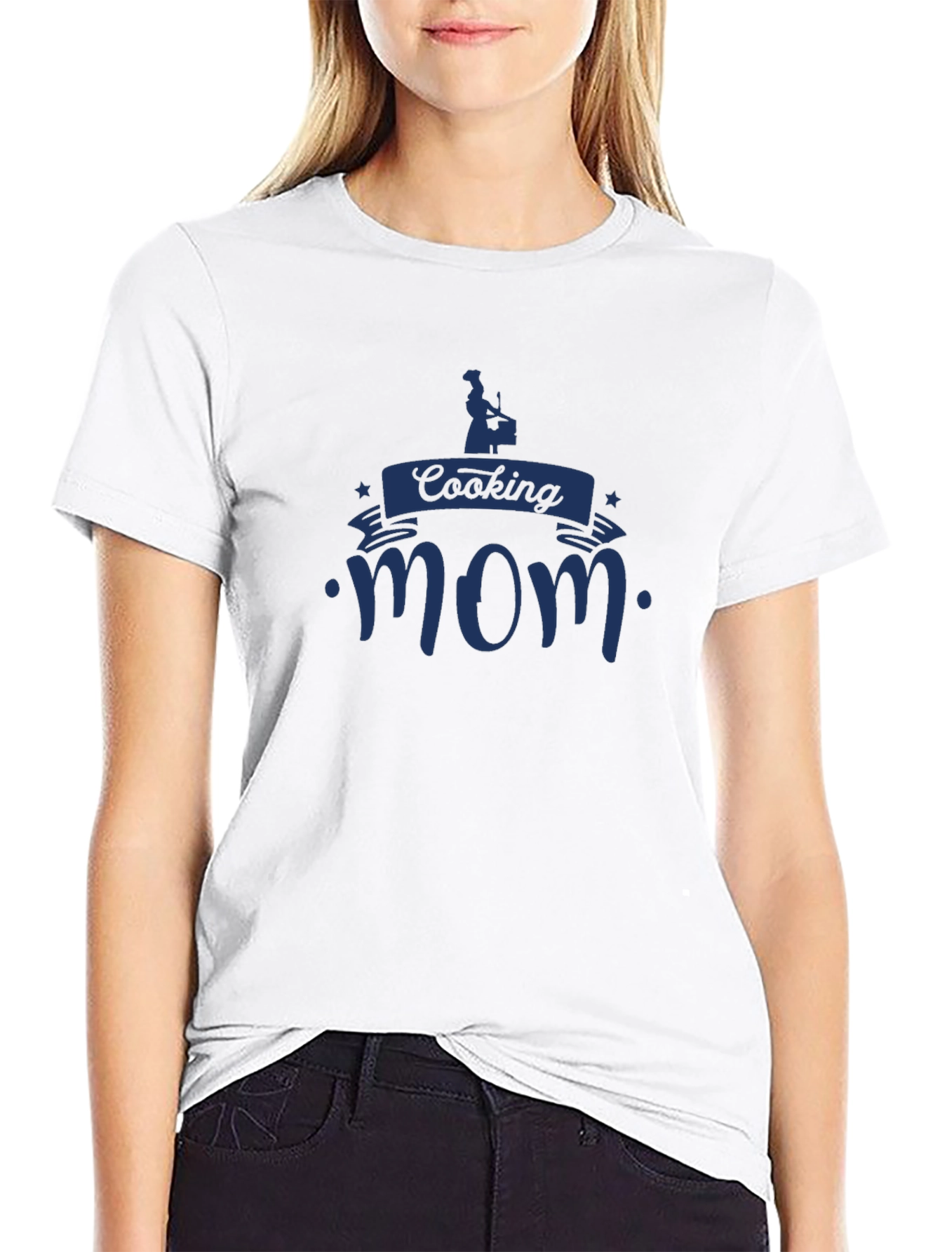 Cooking Mom Black T-Shirt