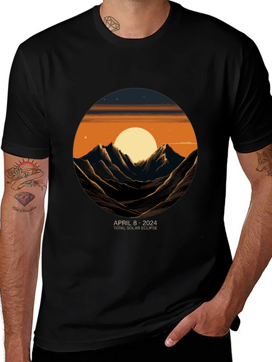 April 8 2024 Total Solar Eclipse Graphic Tee