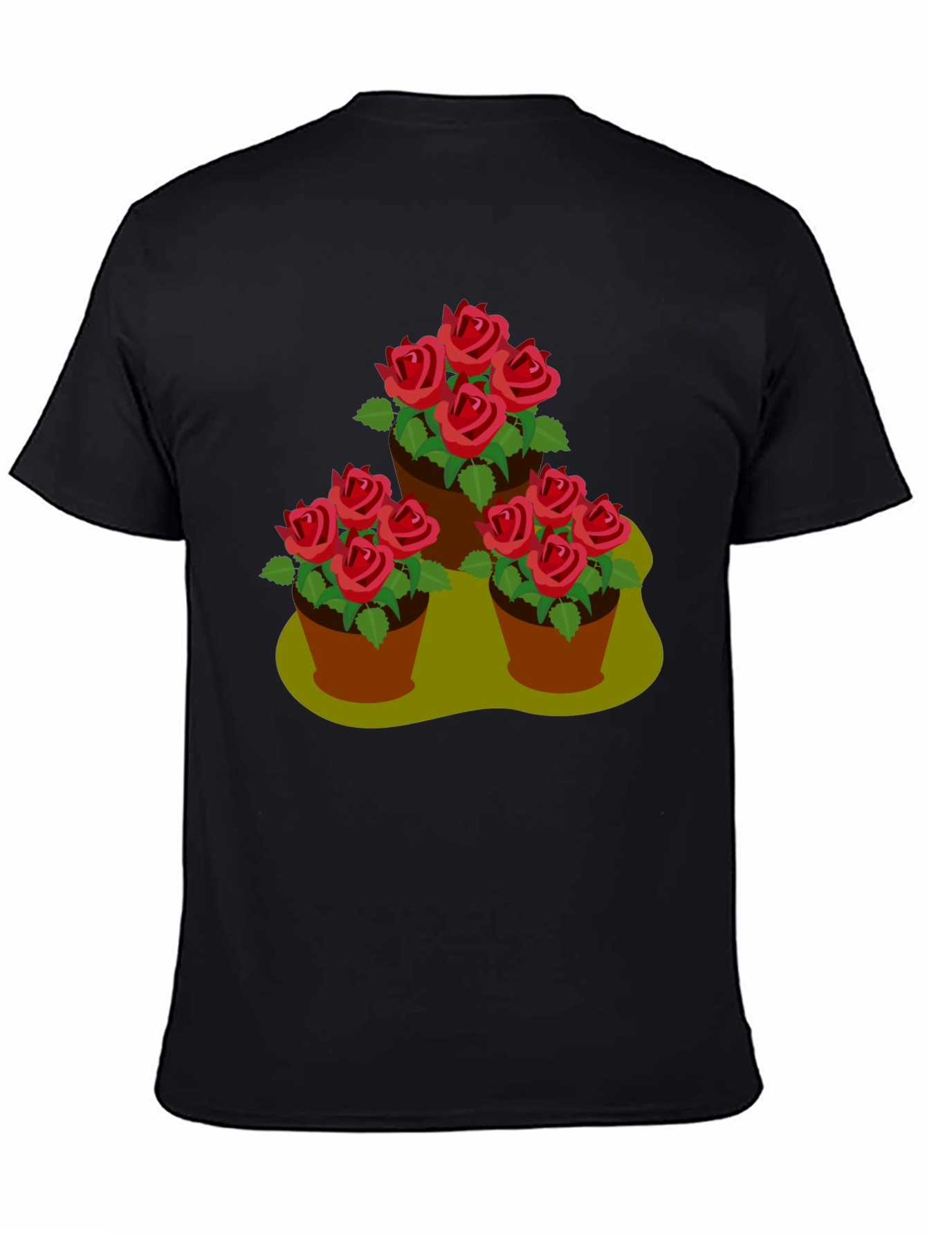 Rose Pot Trio Graphic T-Shirt