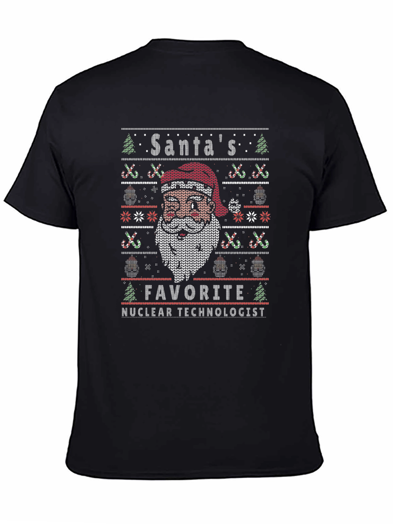 Santas Favorite Nuclear Technologist Christmas T-Shirt