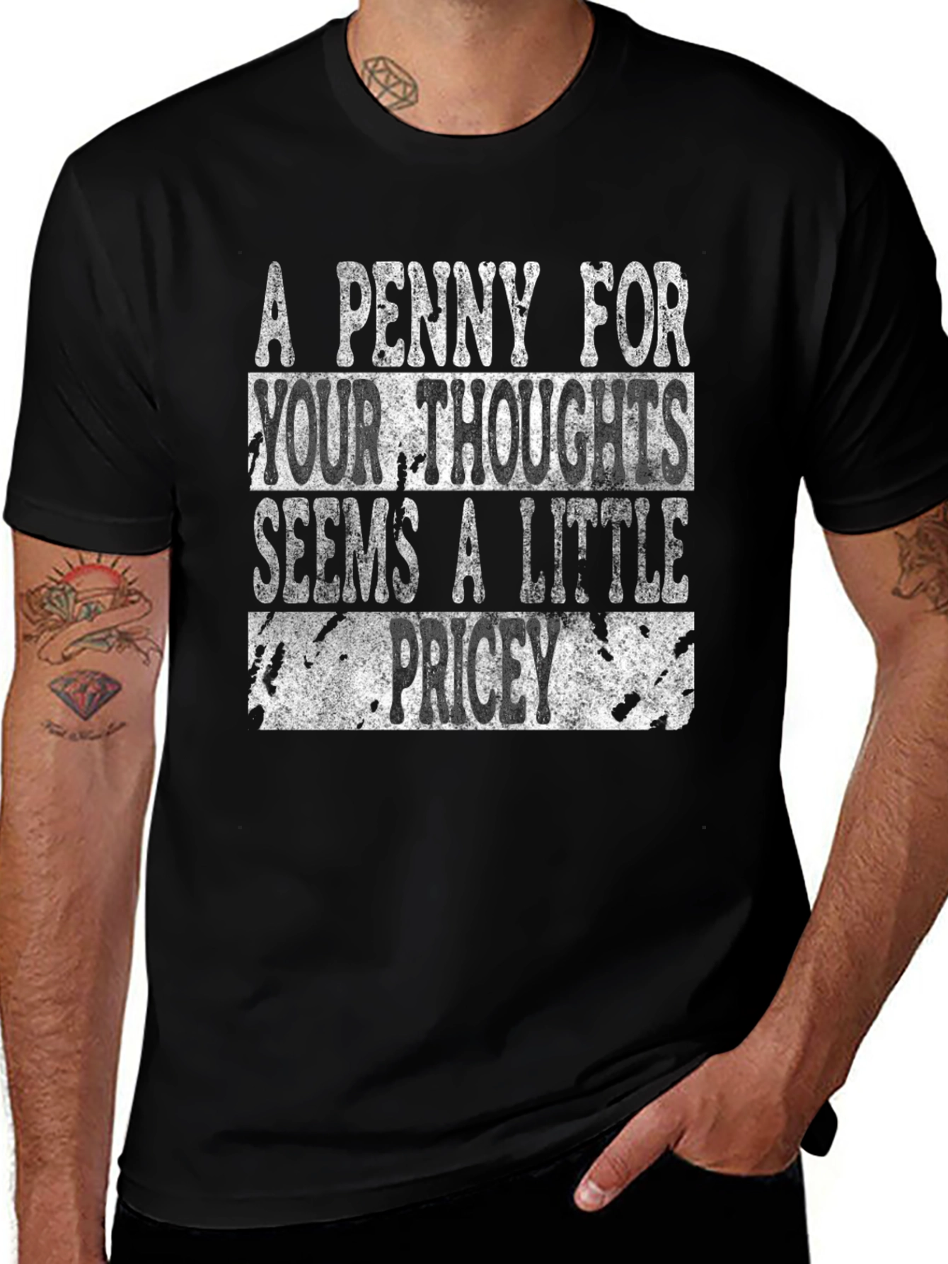 A Penny For Your Thoughts Graphic T-Shirt