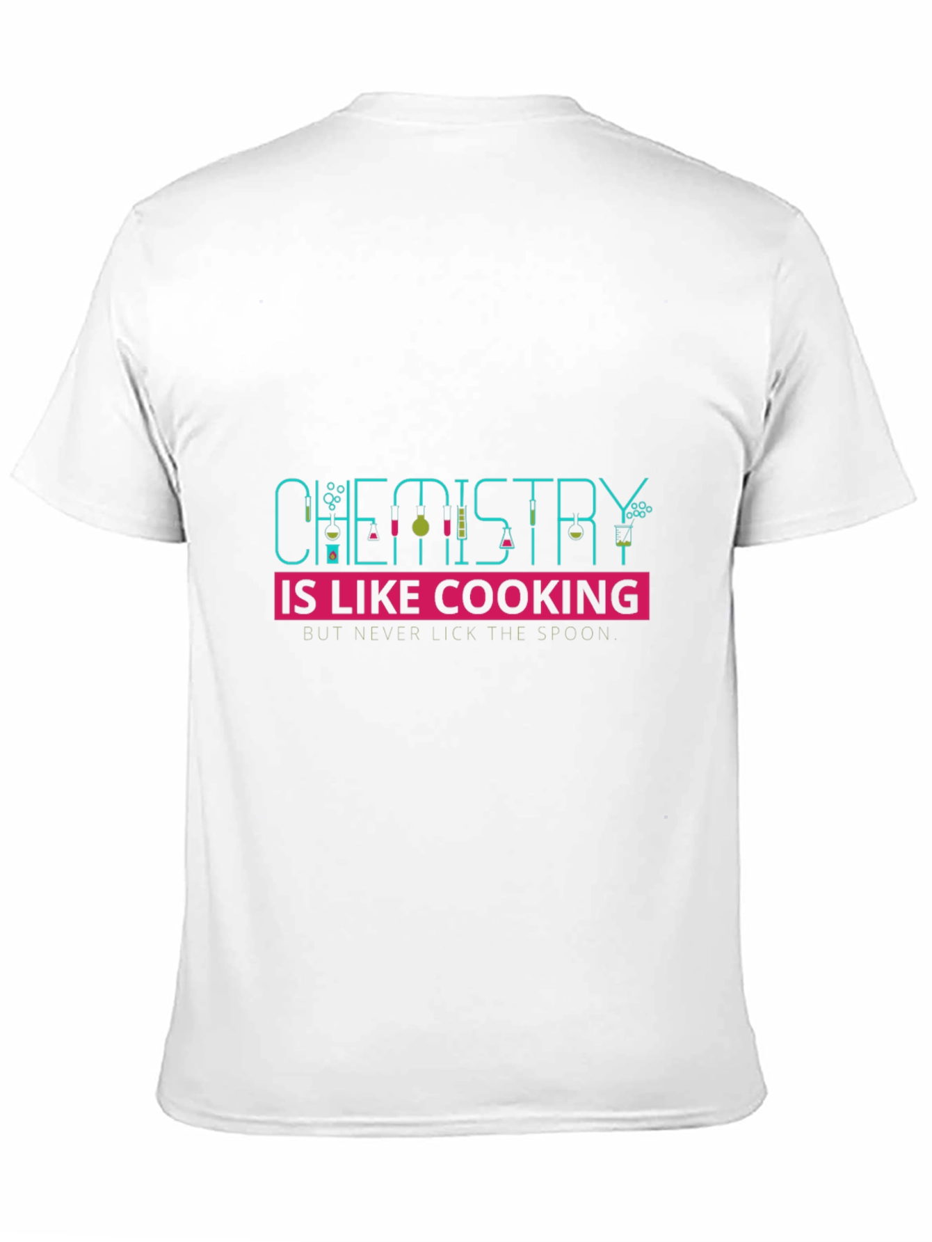 Chemistry is Like Cooking Mens Black T-Shirt