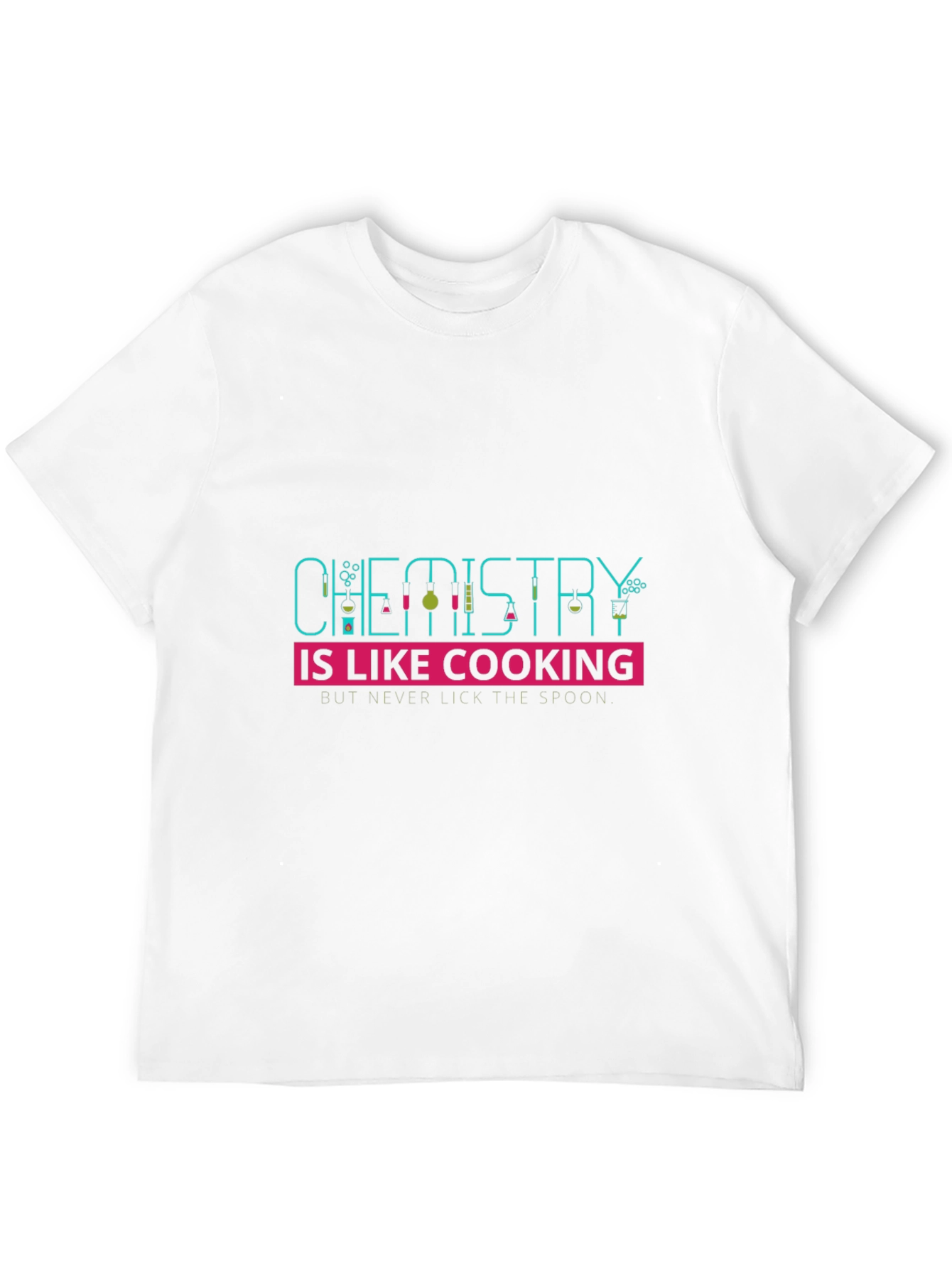 Chemistry is Like Cooking Mens Black T-Shirt