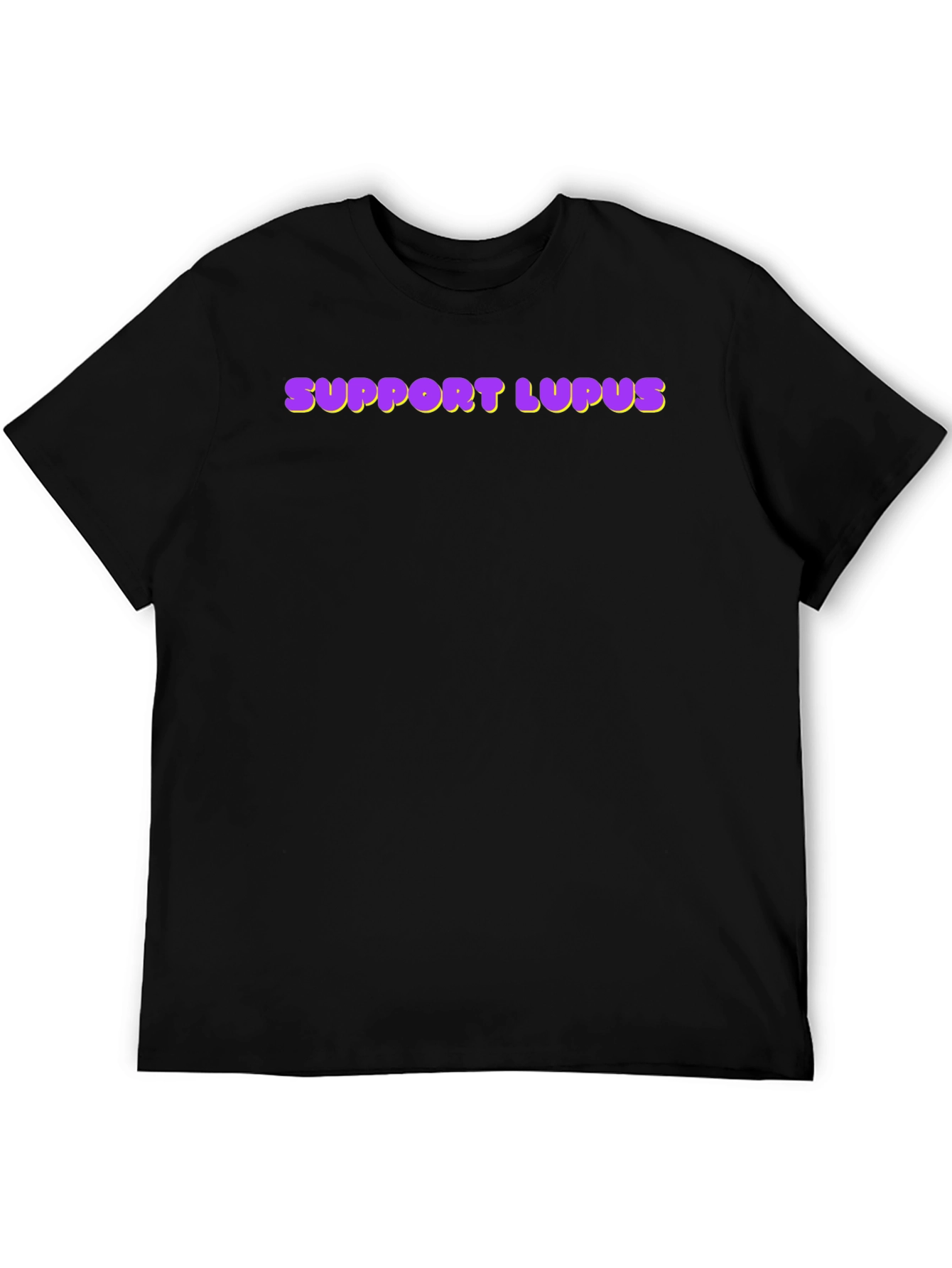 Support Lupus Awareness T-Shirt - Black