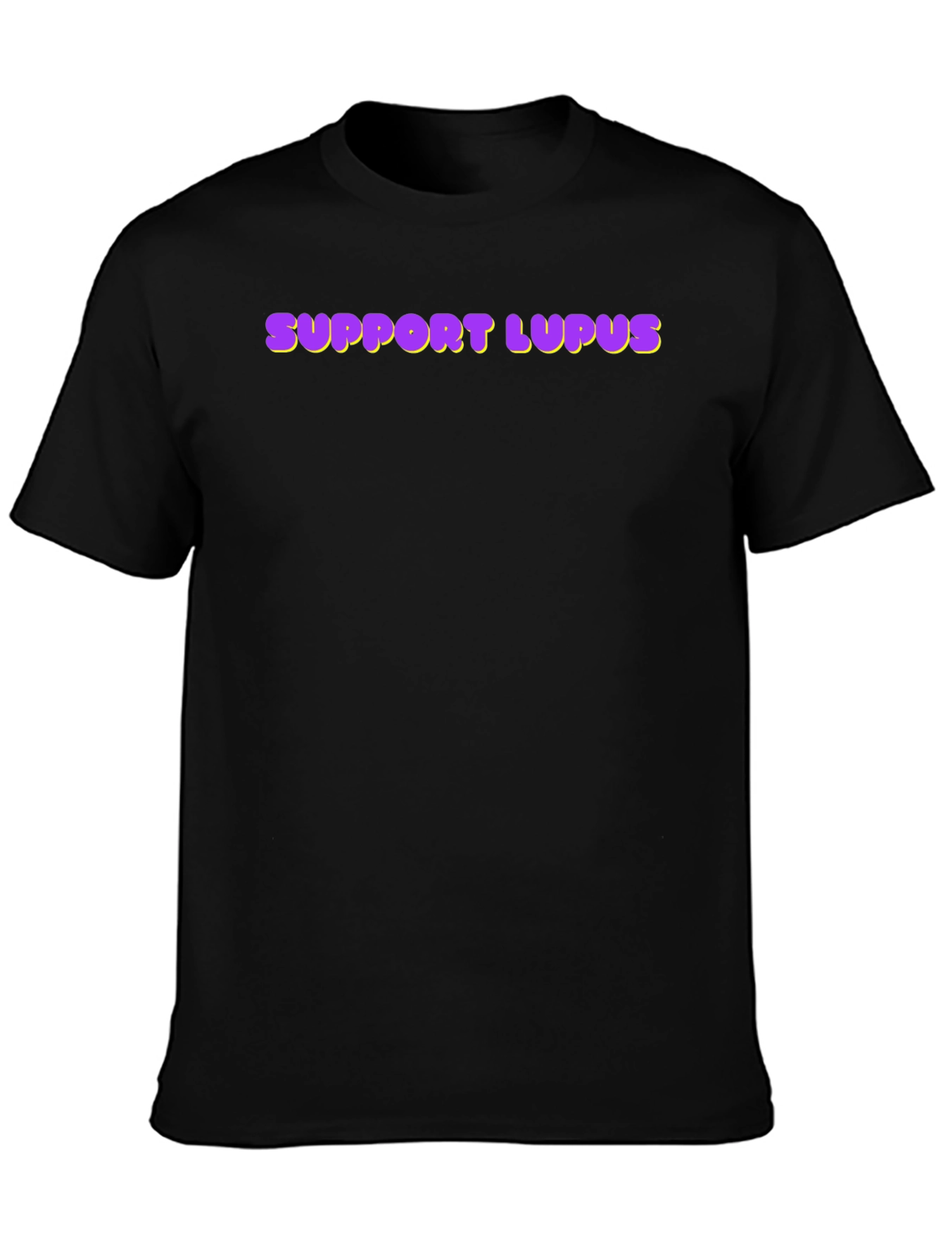 Support Lupus Awareness T-Shirt - Black