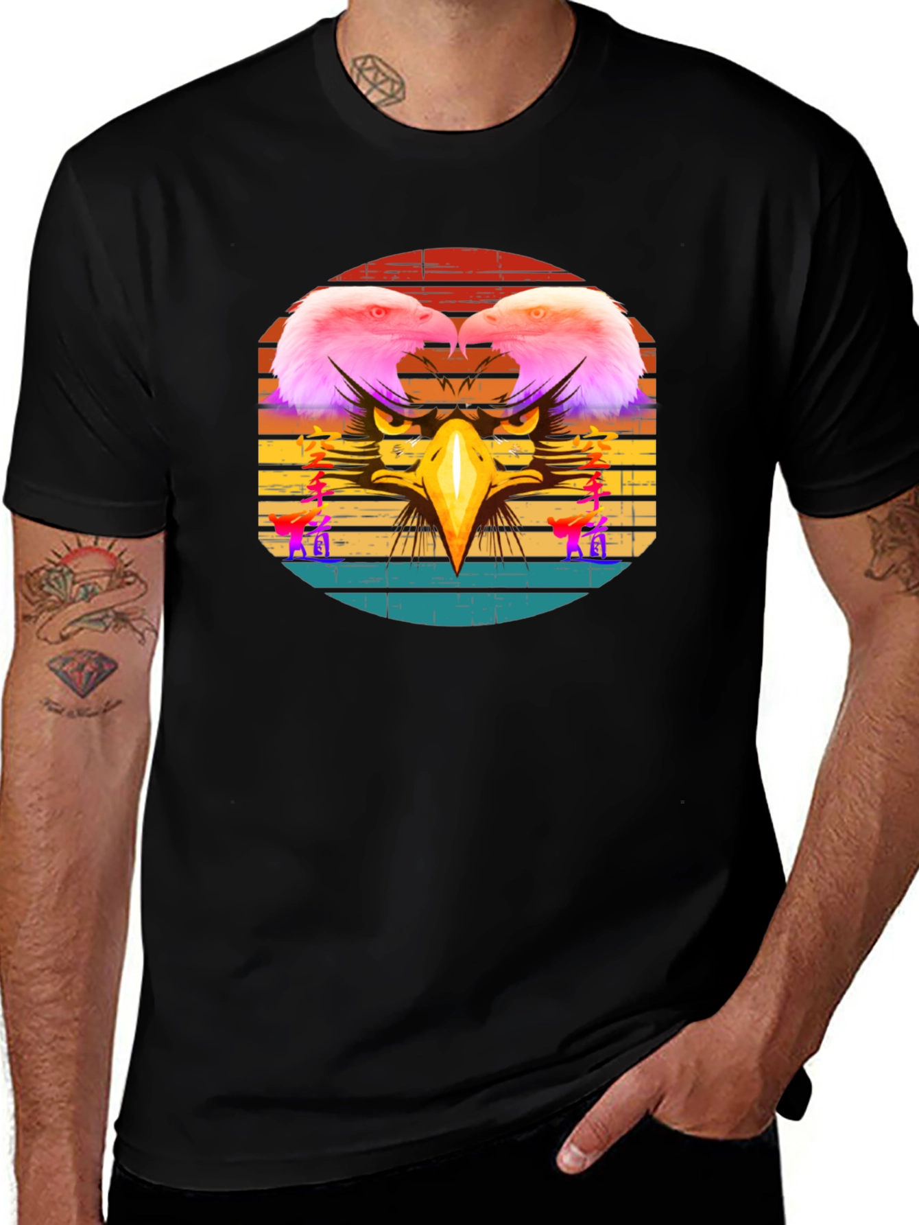 Retro Eagle Graphic Tee - Bold Style