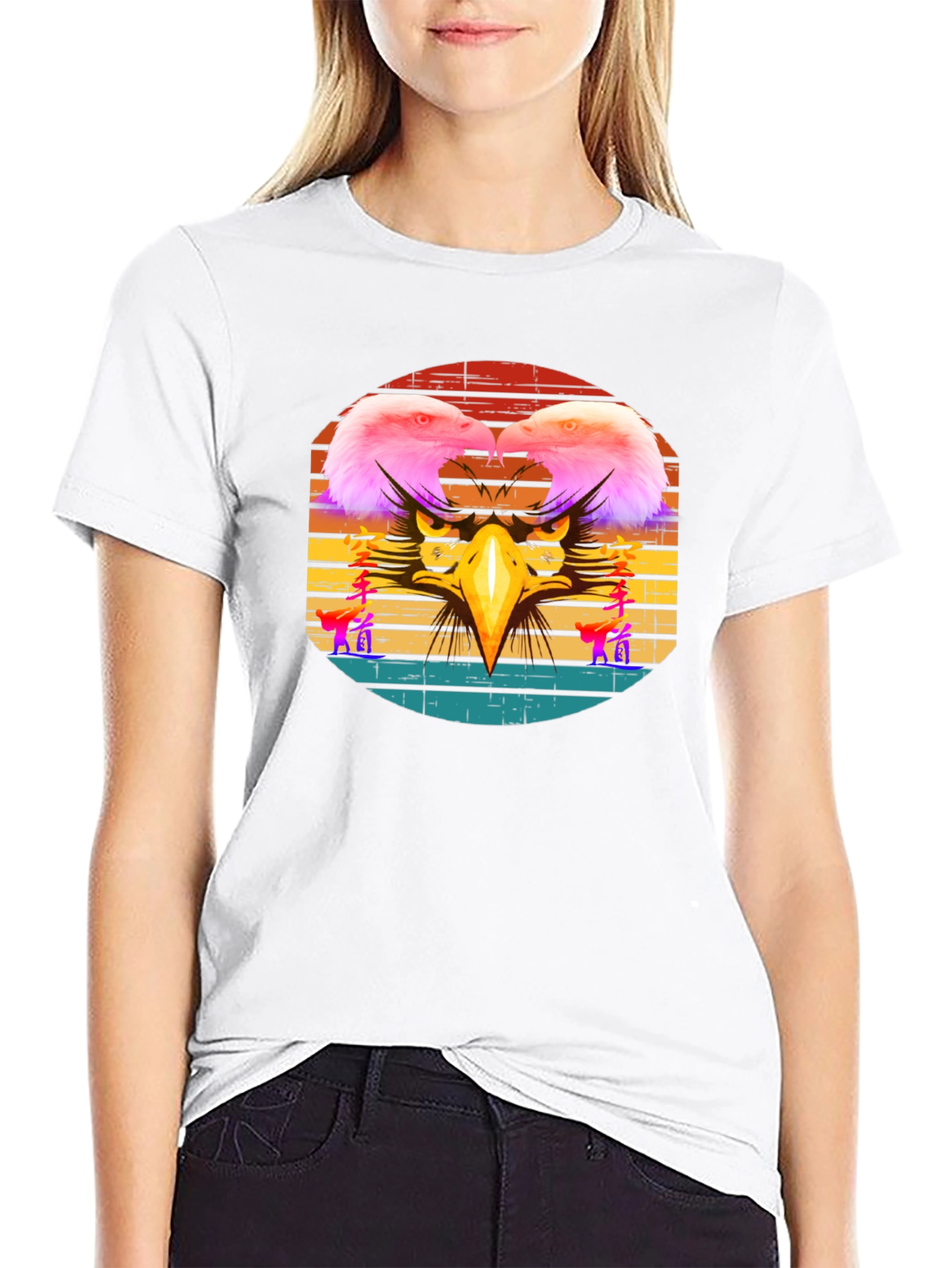 Retro Eagle Graphic Tee - Bold Style