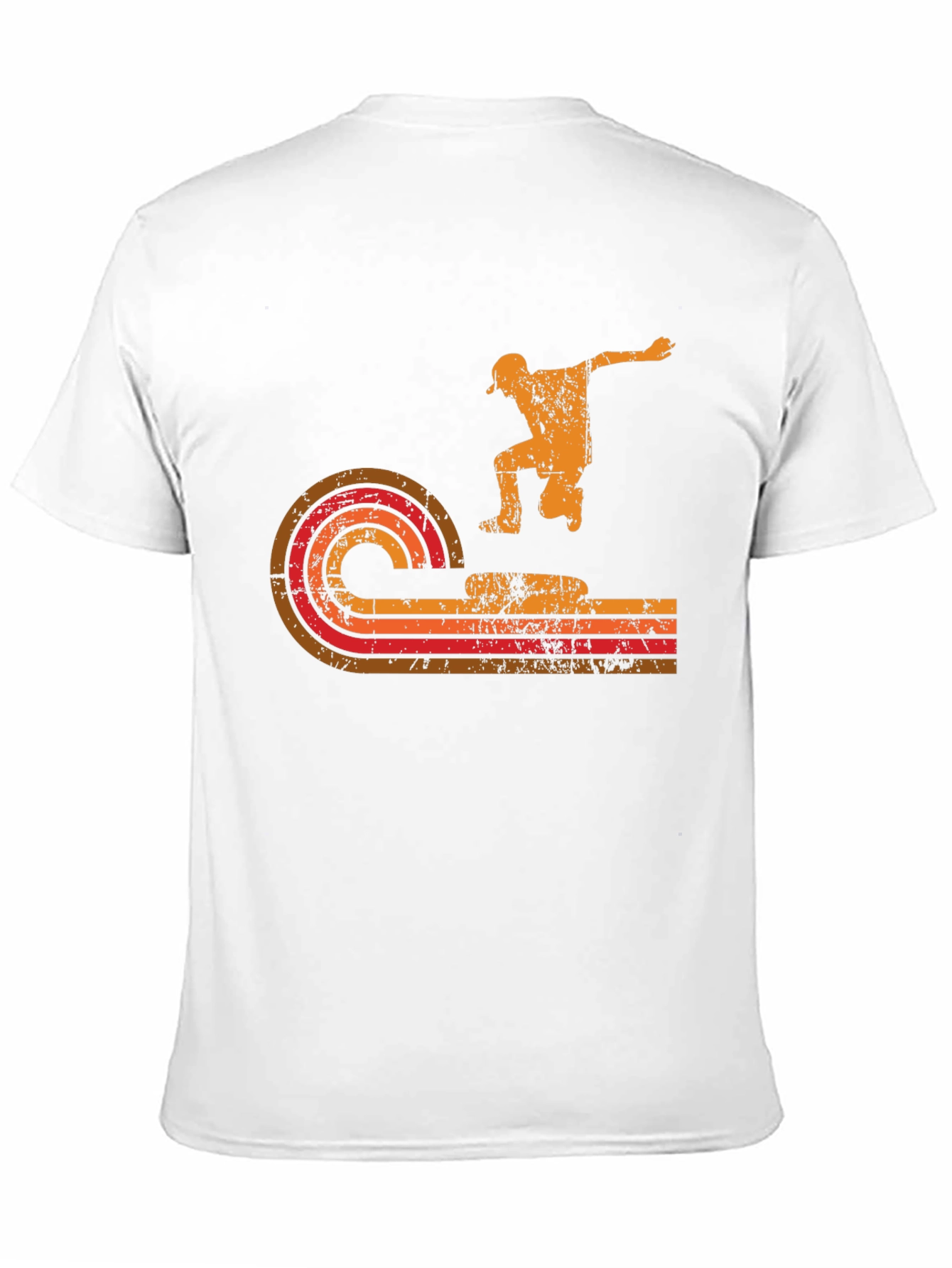Retro Skater Graphic Tee - Black