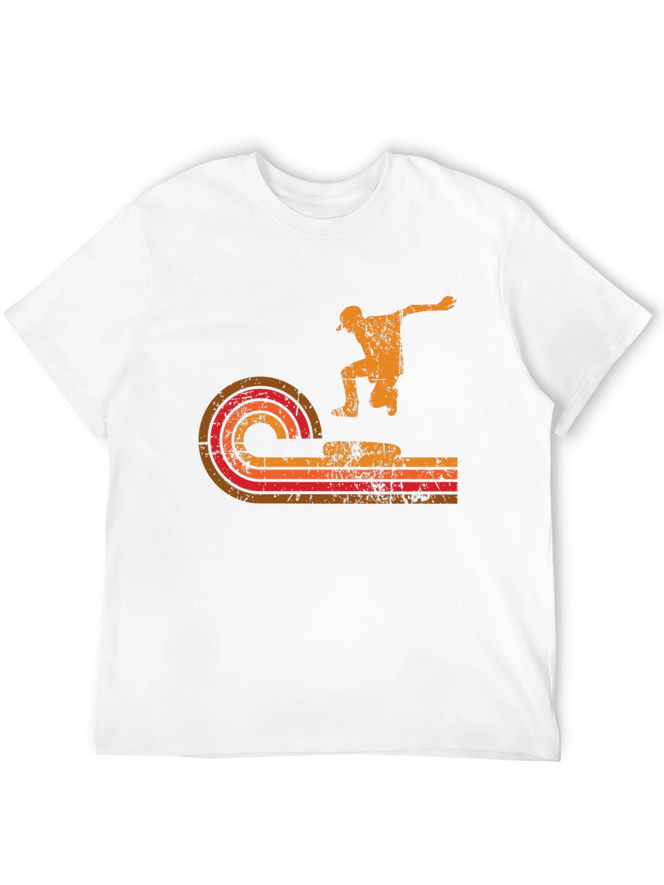 Retro Skater Graphic Tee - Black