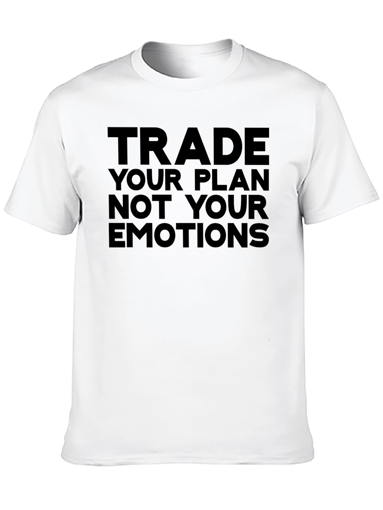 Trade Your Plan T-Shirt - Motivational Black Tee