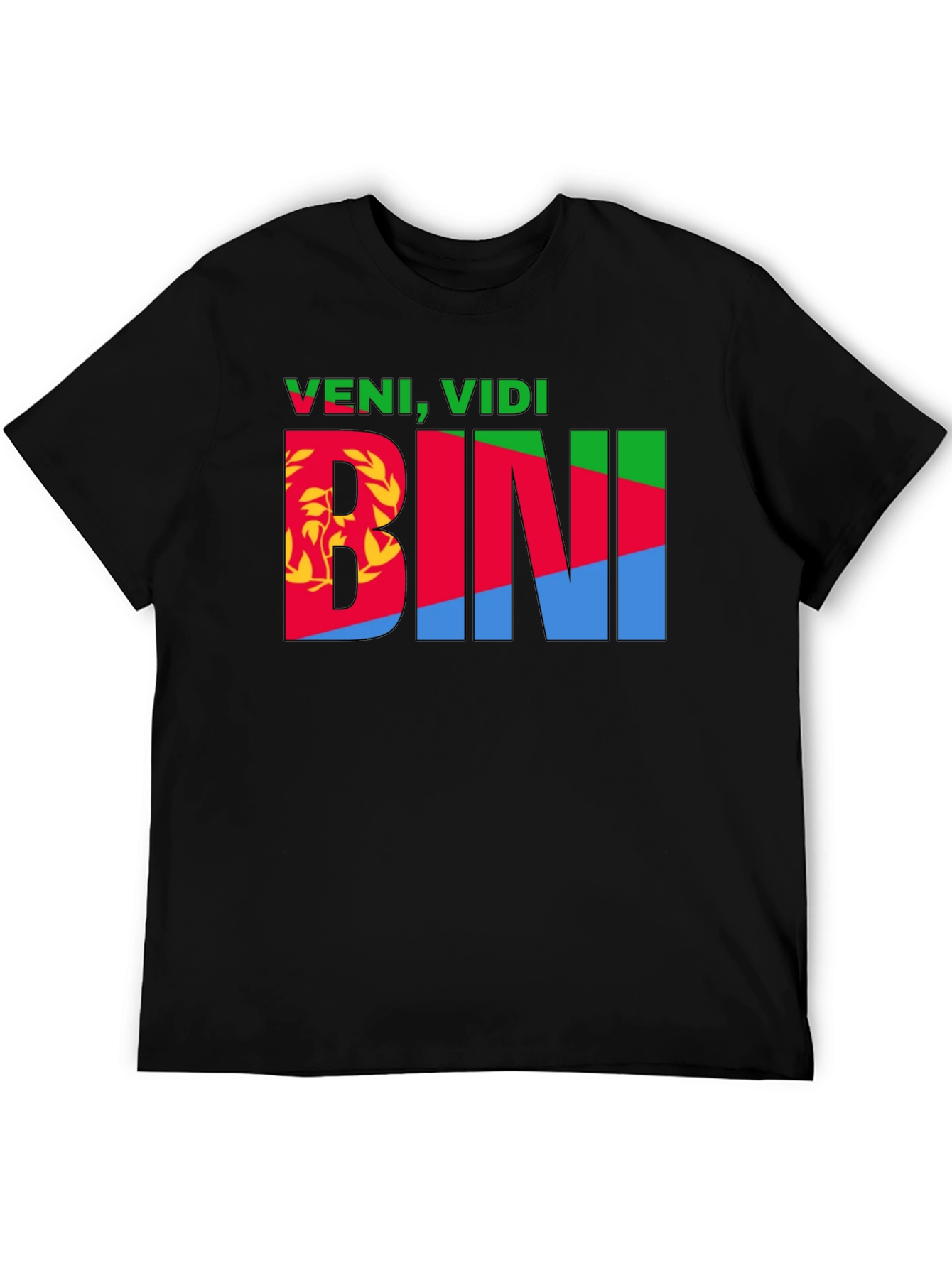 Veni Vidi Bini Eritrea Flag T-Shirt