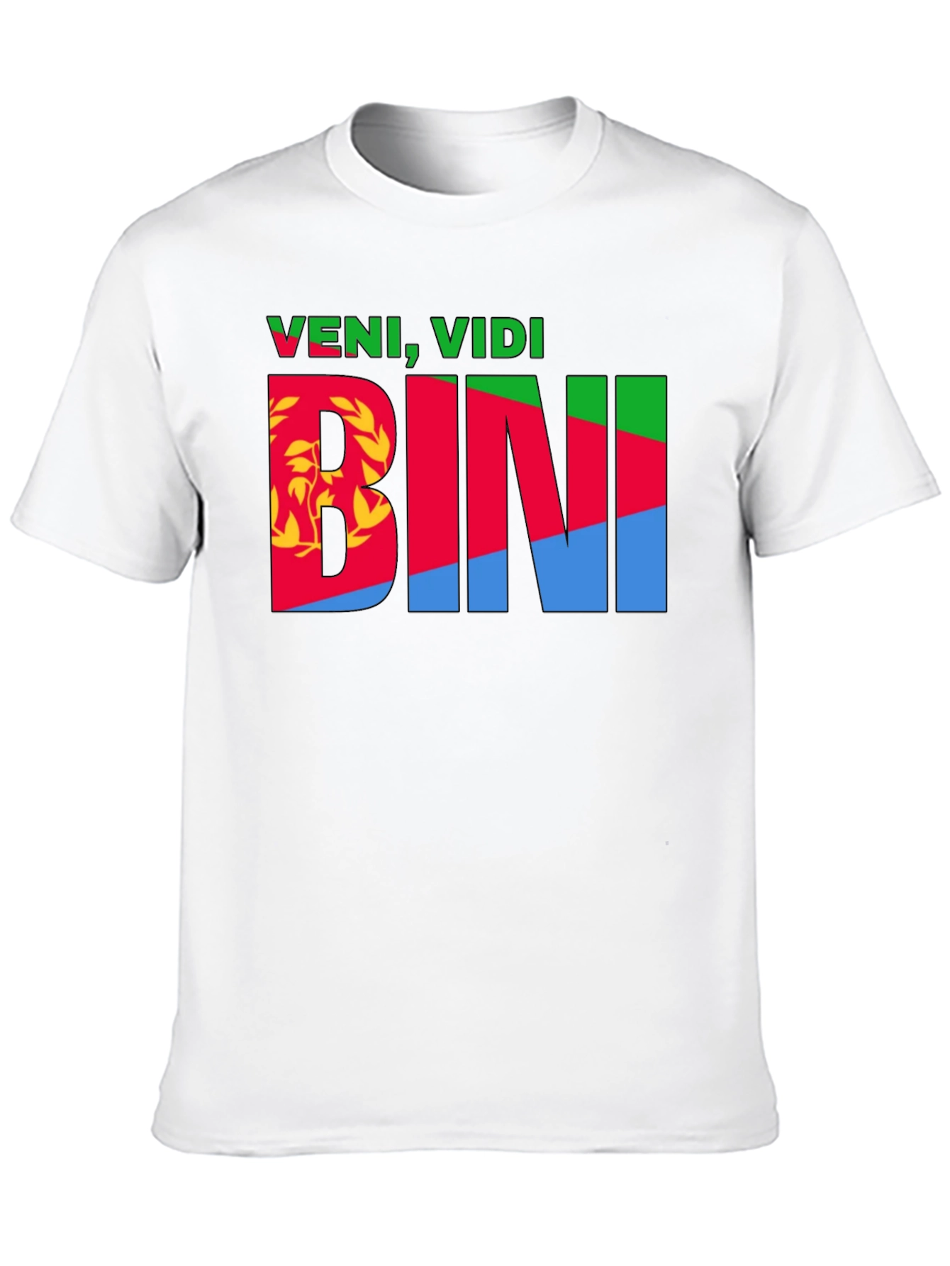 Veni Vidi Bini Eritrea Flag T-Shirt