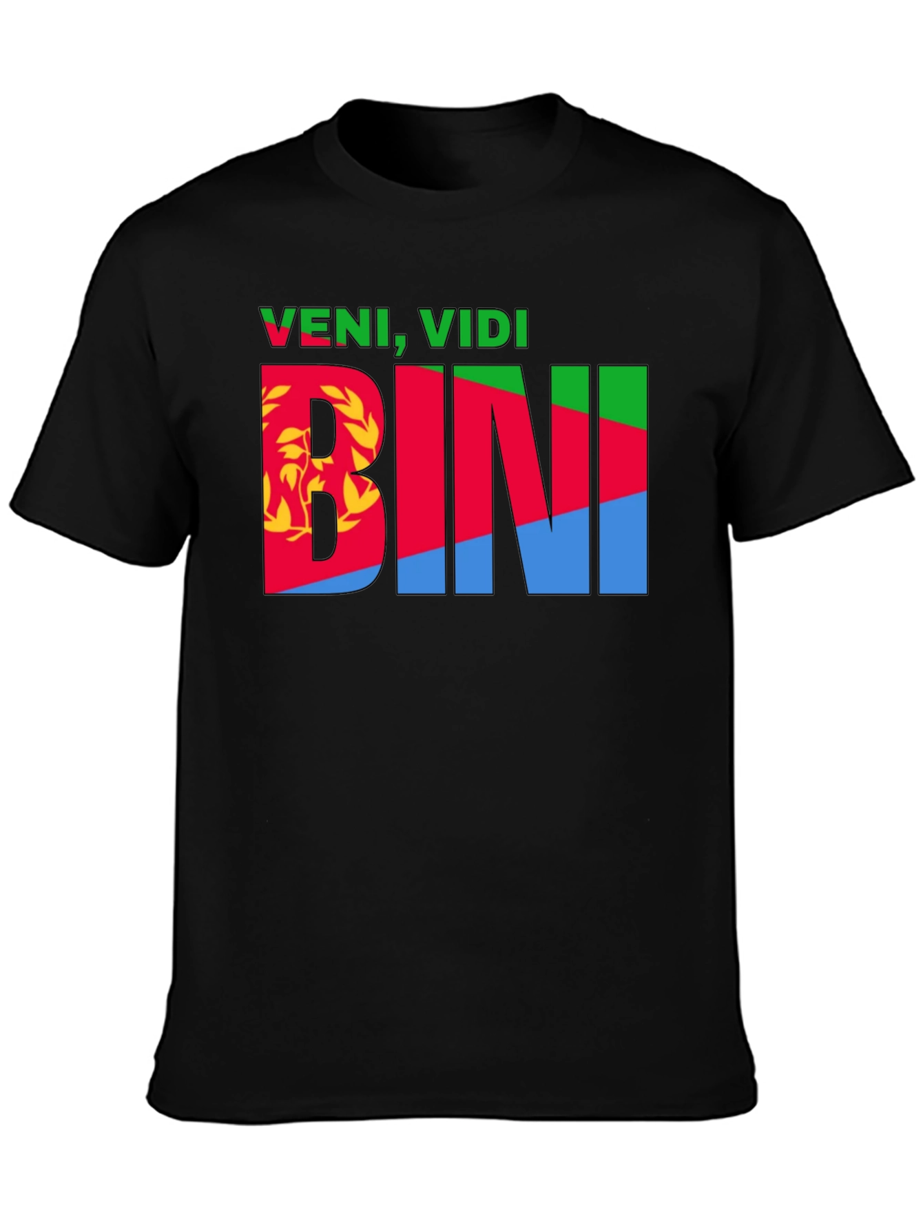 Veni Vidi Bini Eritrea Flag T-Shirt