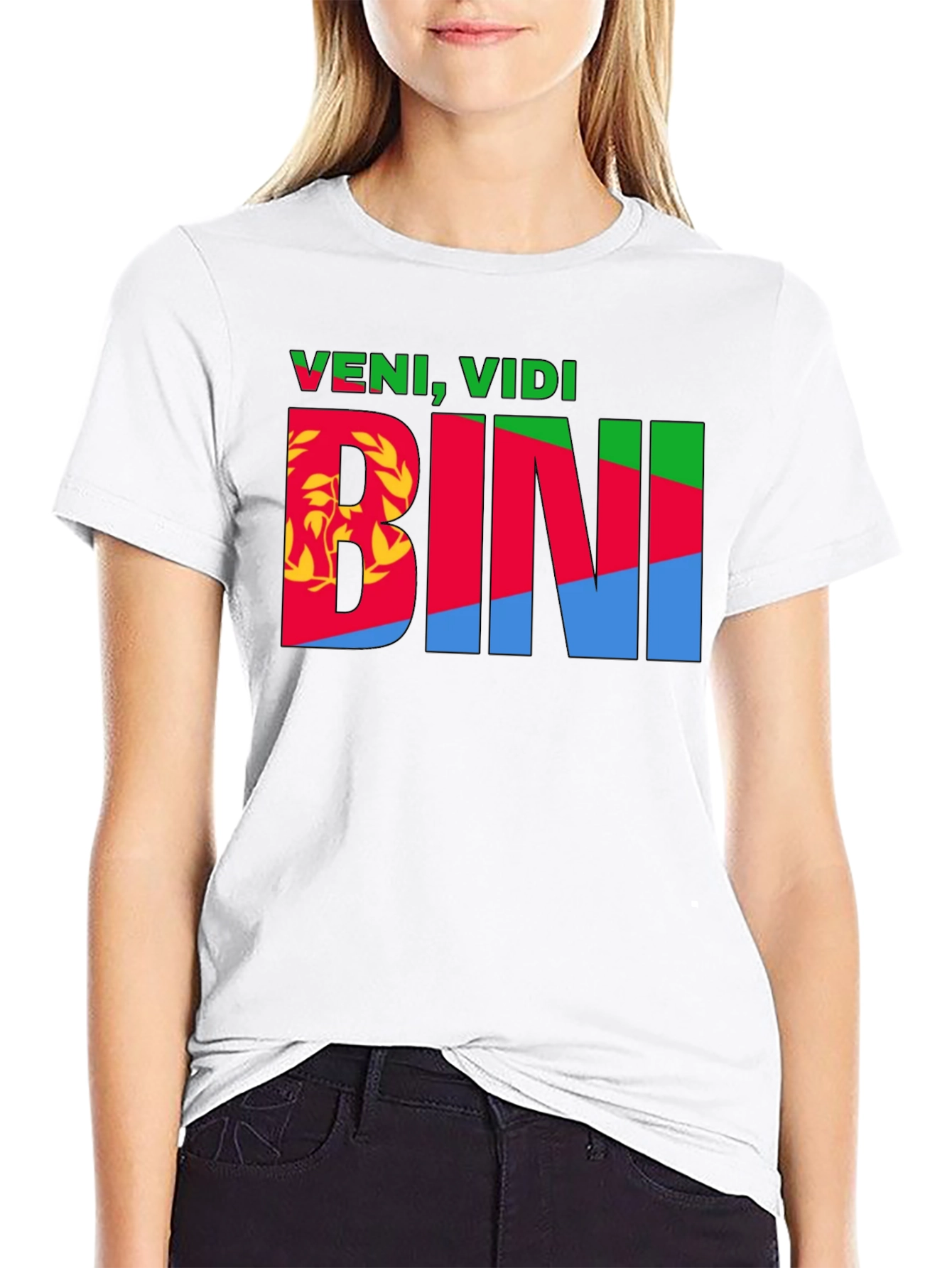 Veni Vidi Bini Eritrea Flag T-Shirt