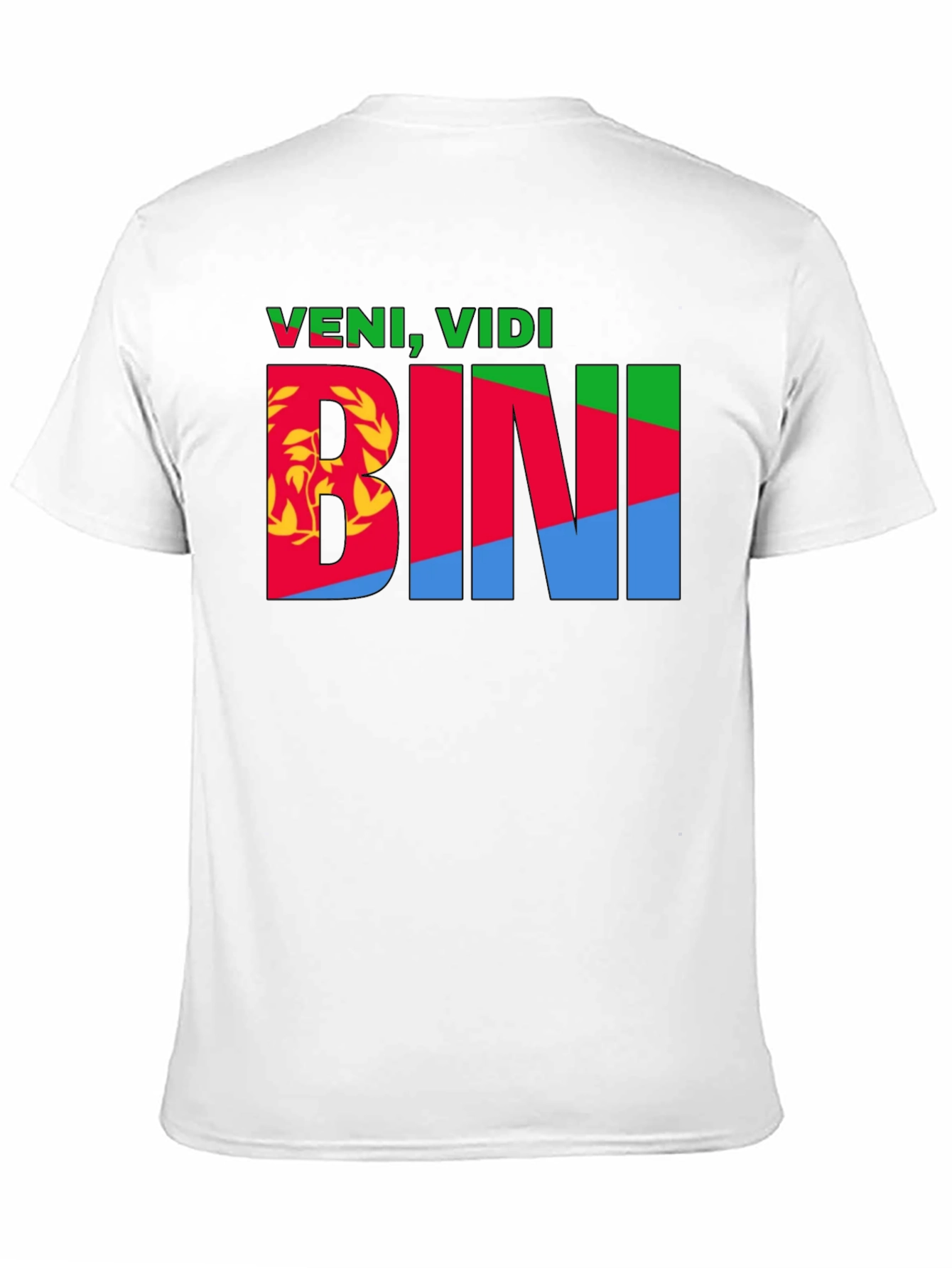 Veni Vidi Bini Eritrea Flag T-Shirt