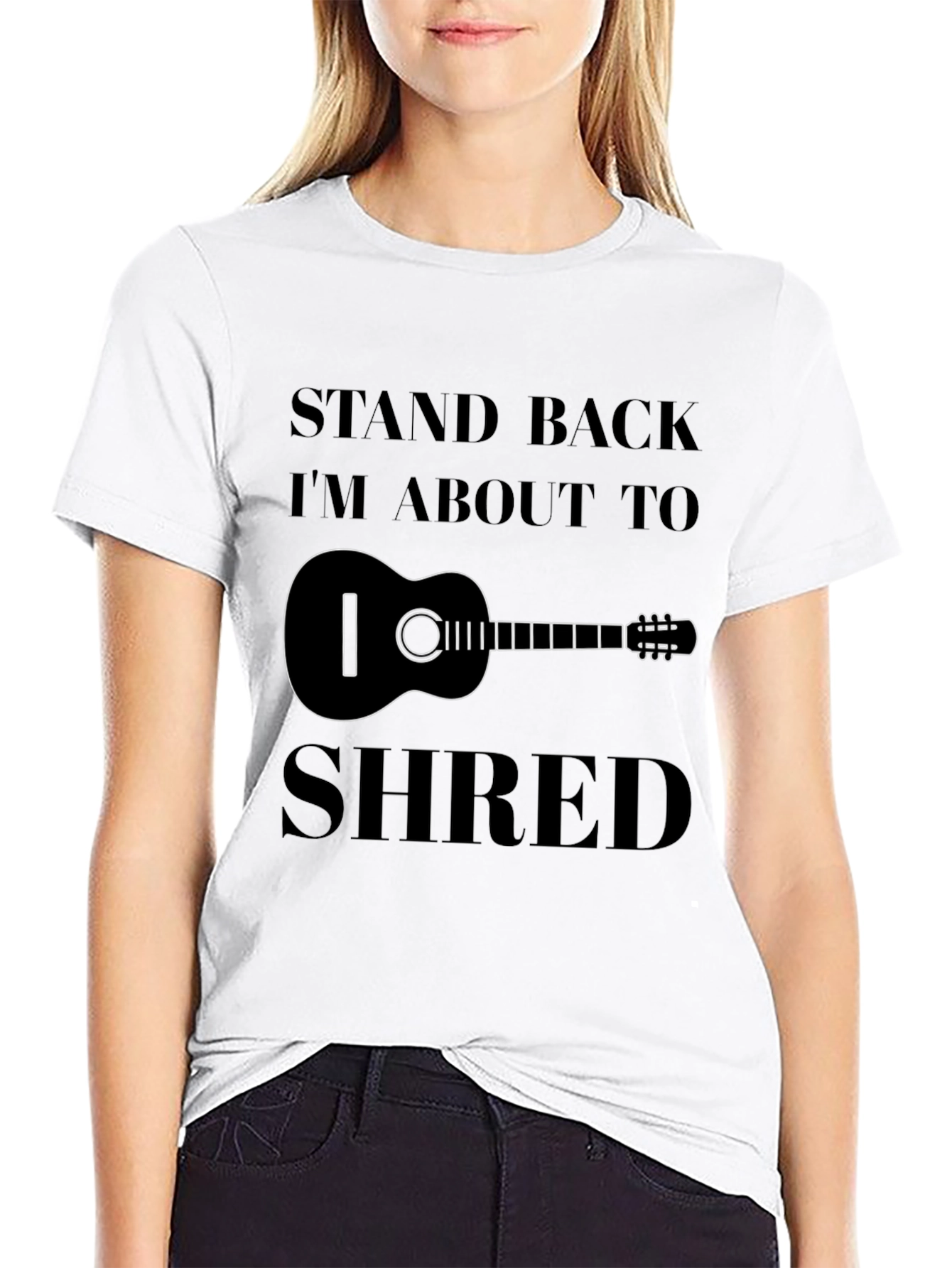 Stand Back Im About To Shred - Guitar T-Shirt