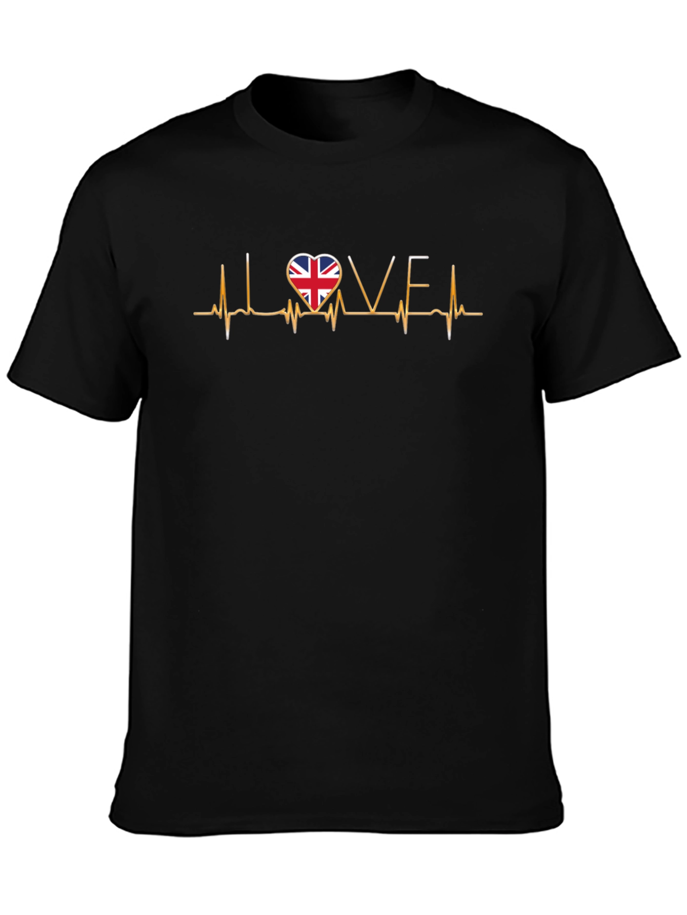 Union Jack Love Heartbeat T-Shirt