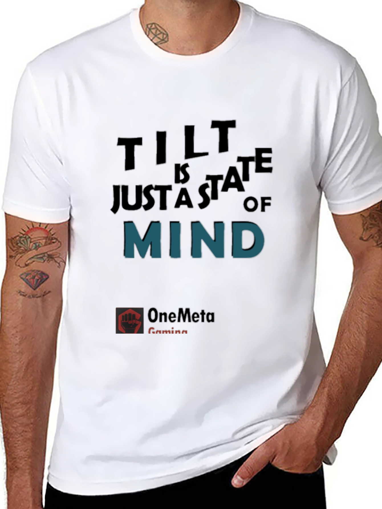Tilt is a State of Mind Black T-Shirt