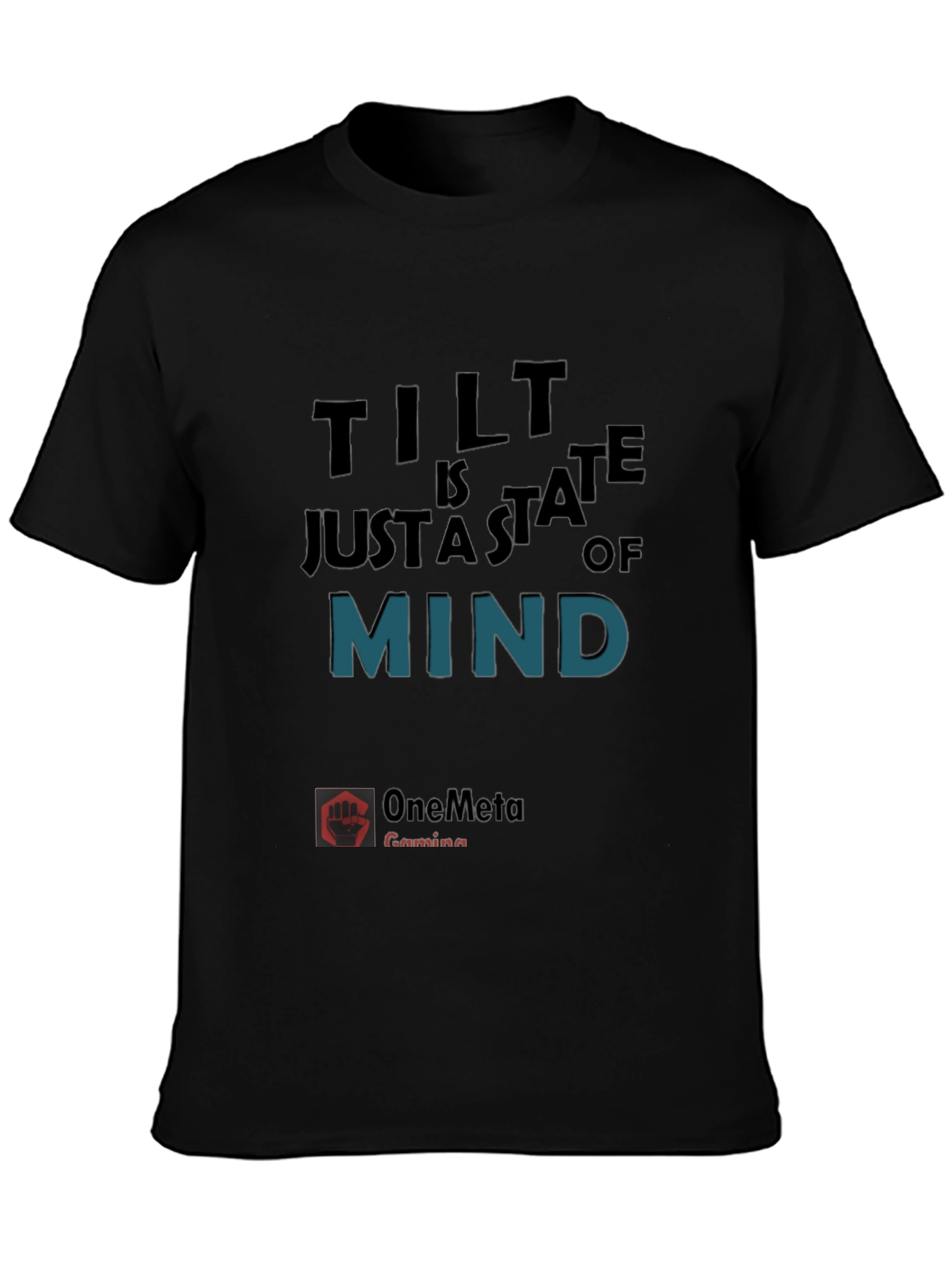 Tilt is a State of Mind Black T-Shirt