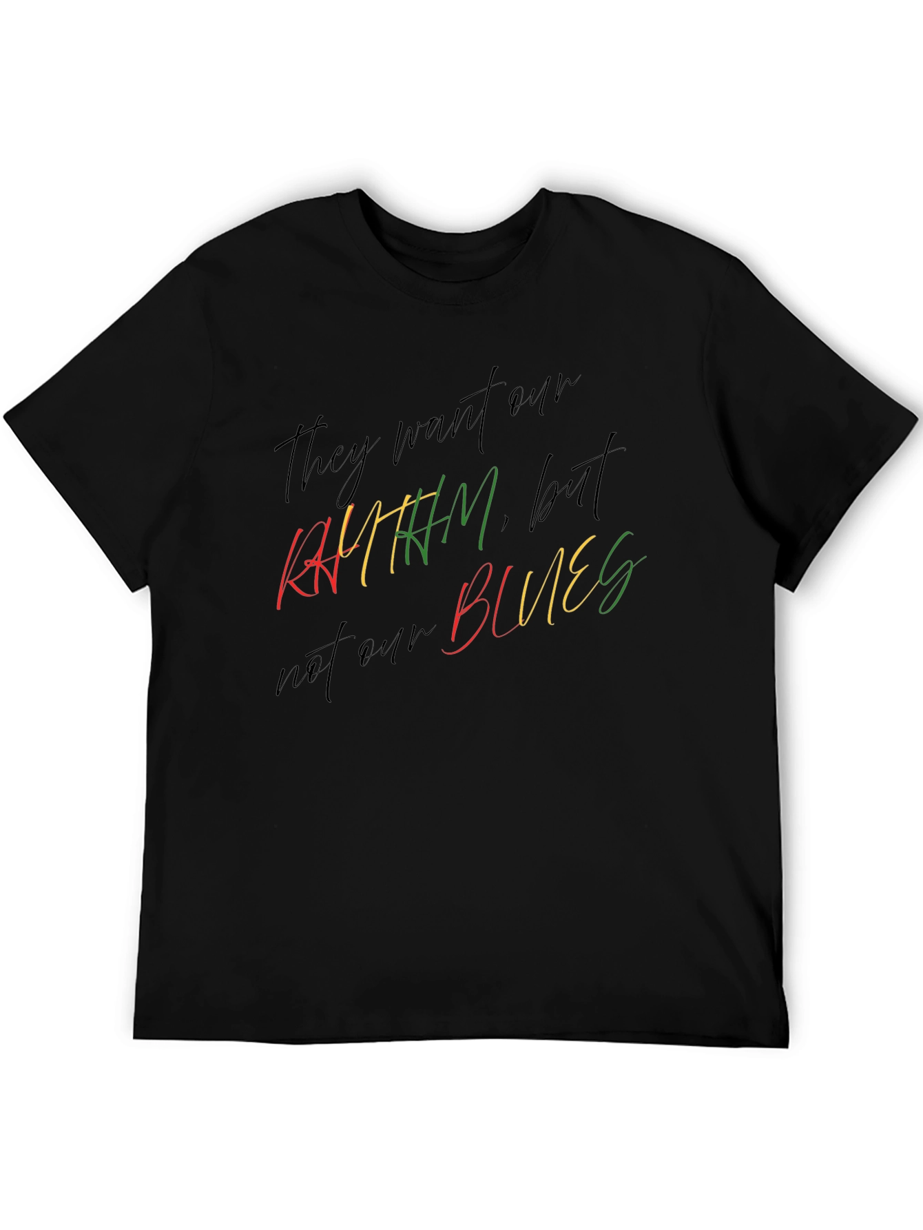 Rhythm & Blues Graphic Tee - Black Unisex T-Shirt