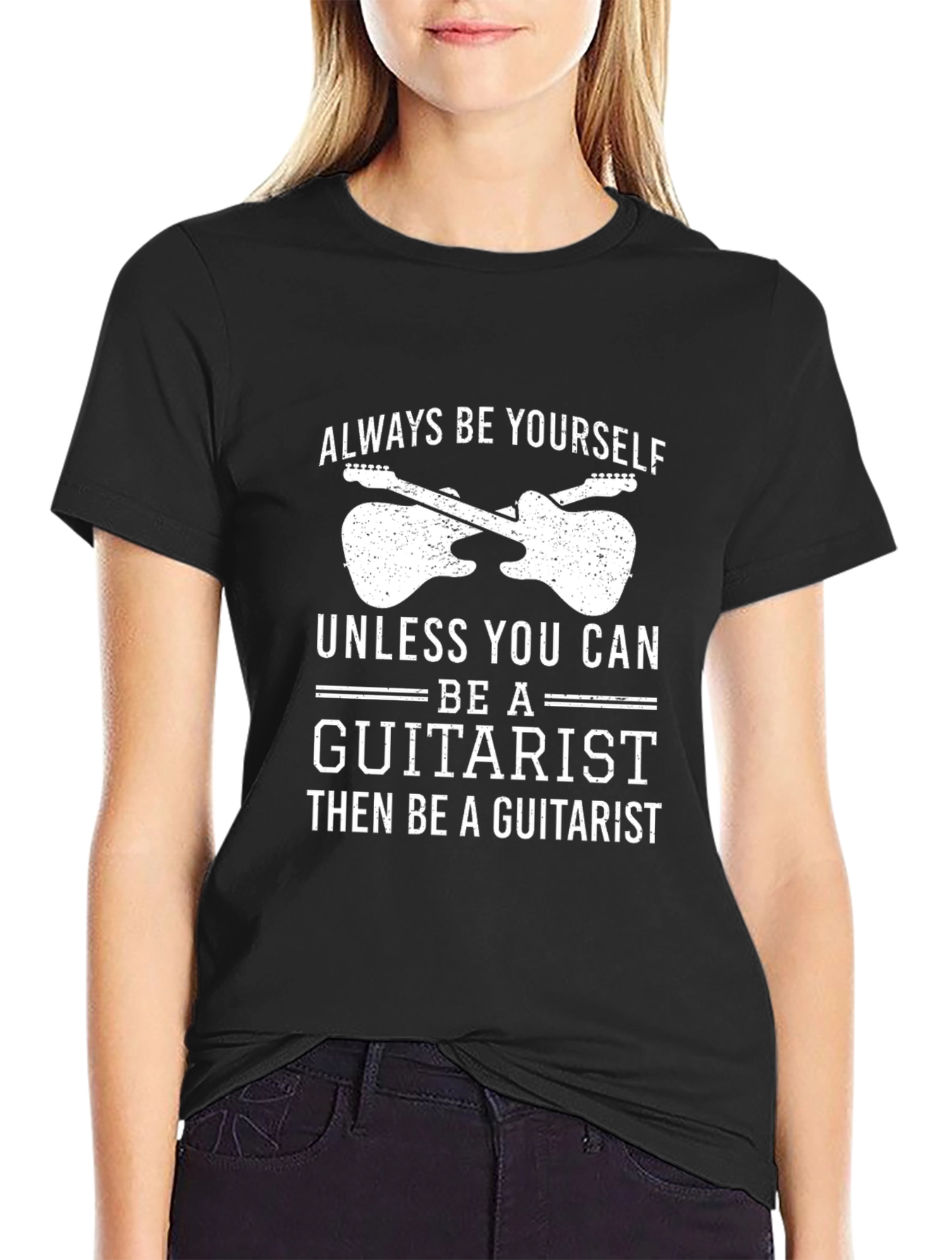 Always Be Yourself Guitarist Graphic T-Shirt