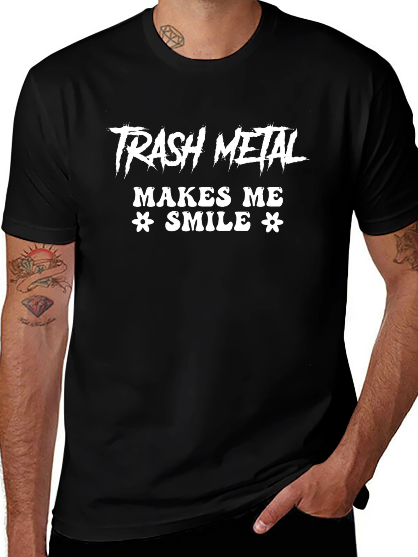 Trash Metal Makes Me Smile T-Shirt