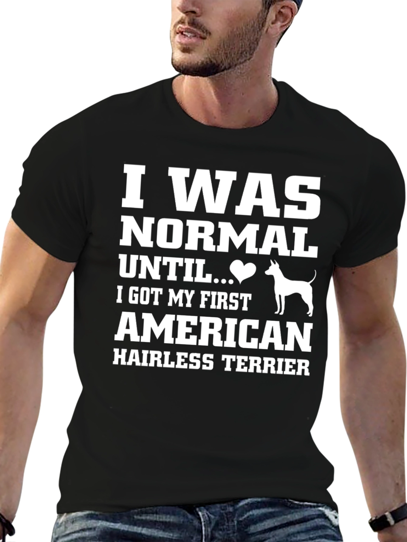 American Hairless Terrier Lover T-Shirt