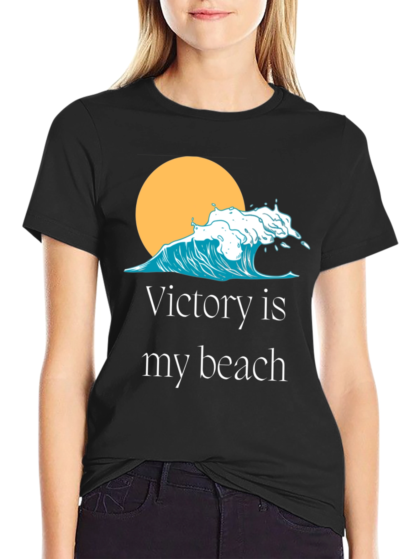 Victory is My Beach Graphic T-Shirt