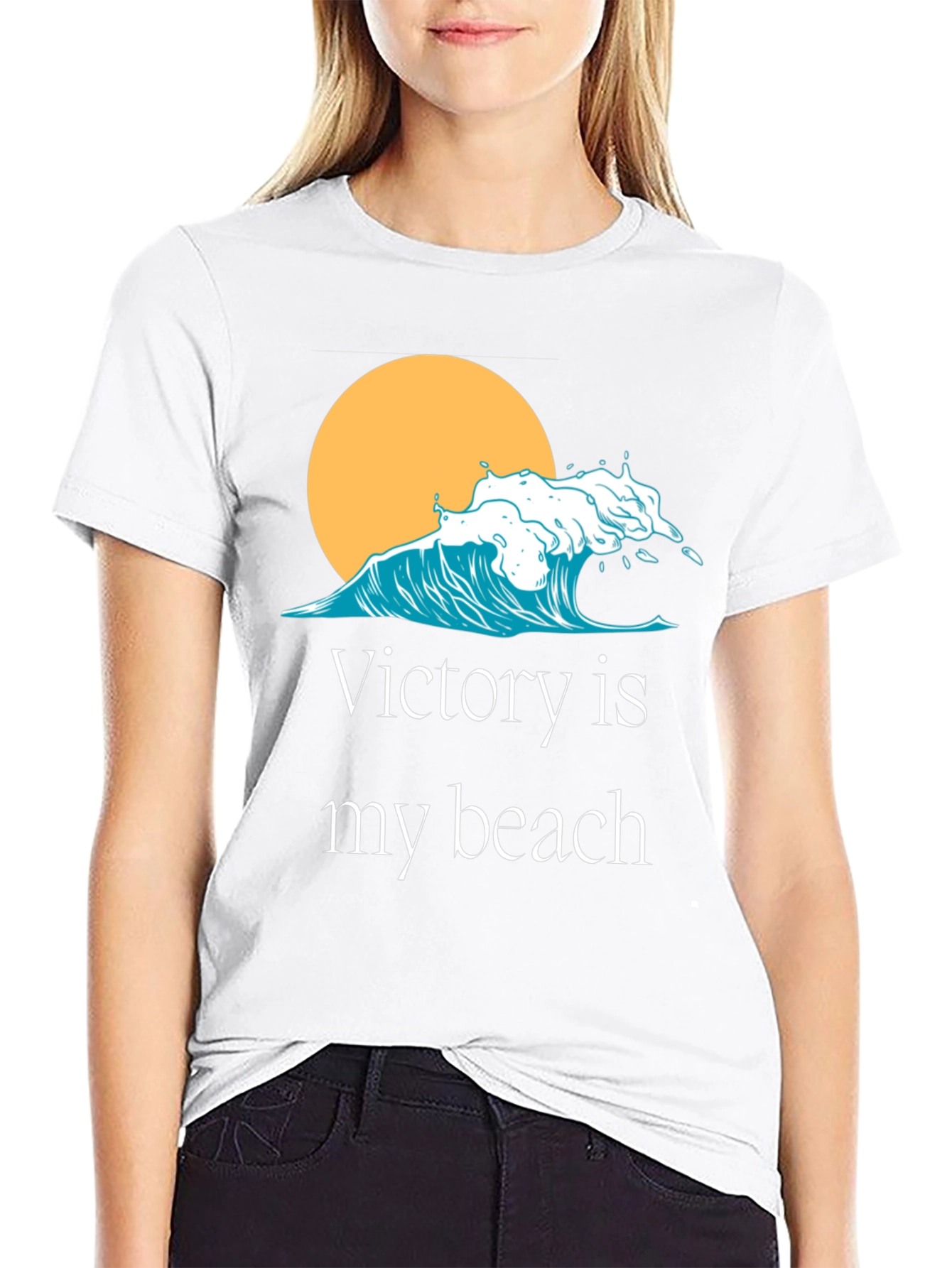 Victory is My Beach Graphic T-Shirt