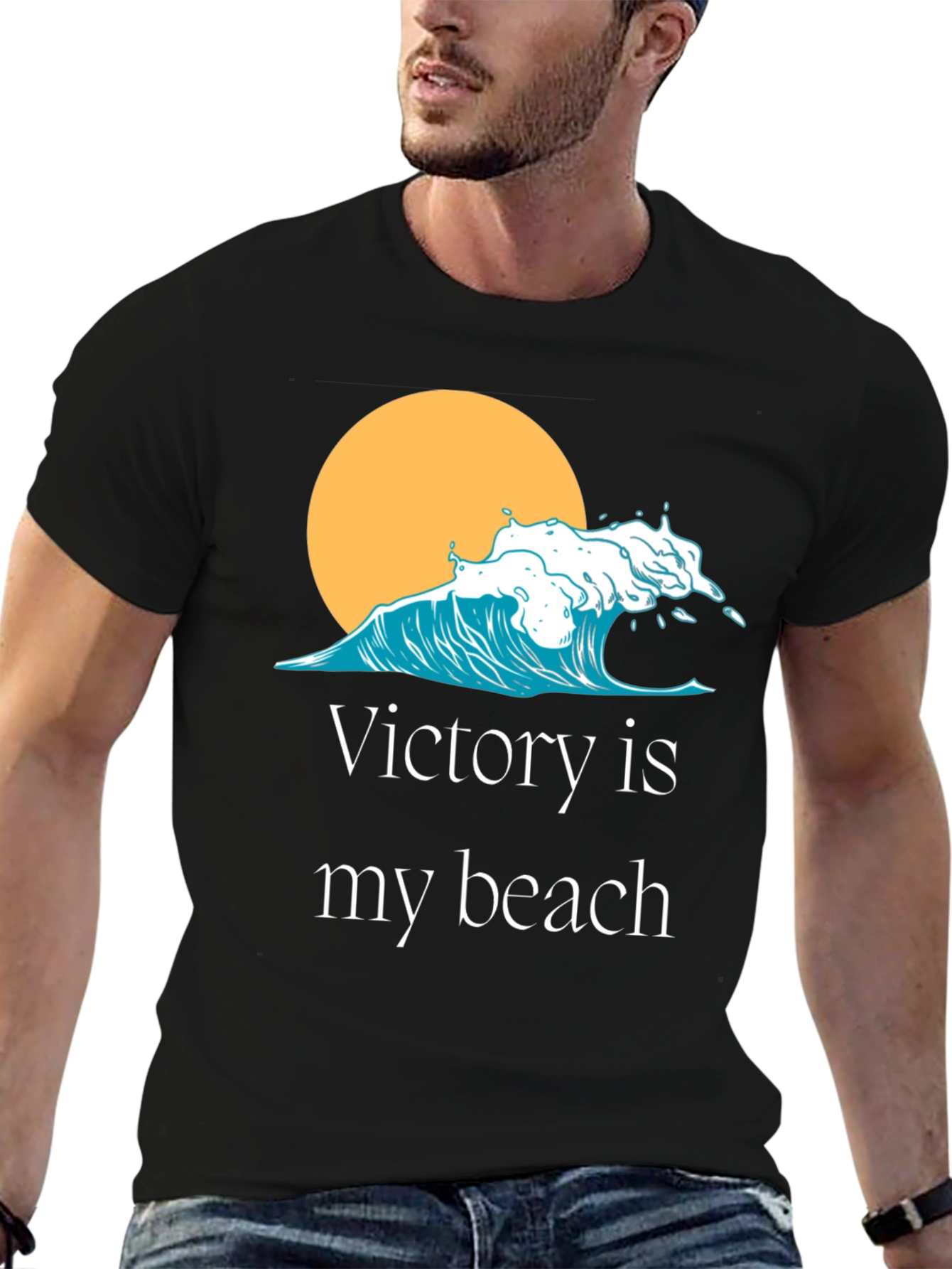 Victory is My Beach Graphic T-Shirt