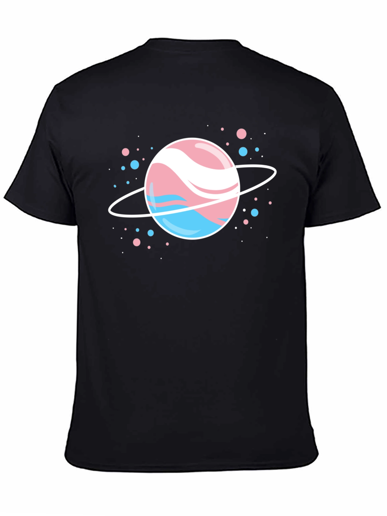 Transgender Pride Planet T-Shirt - Black
