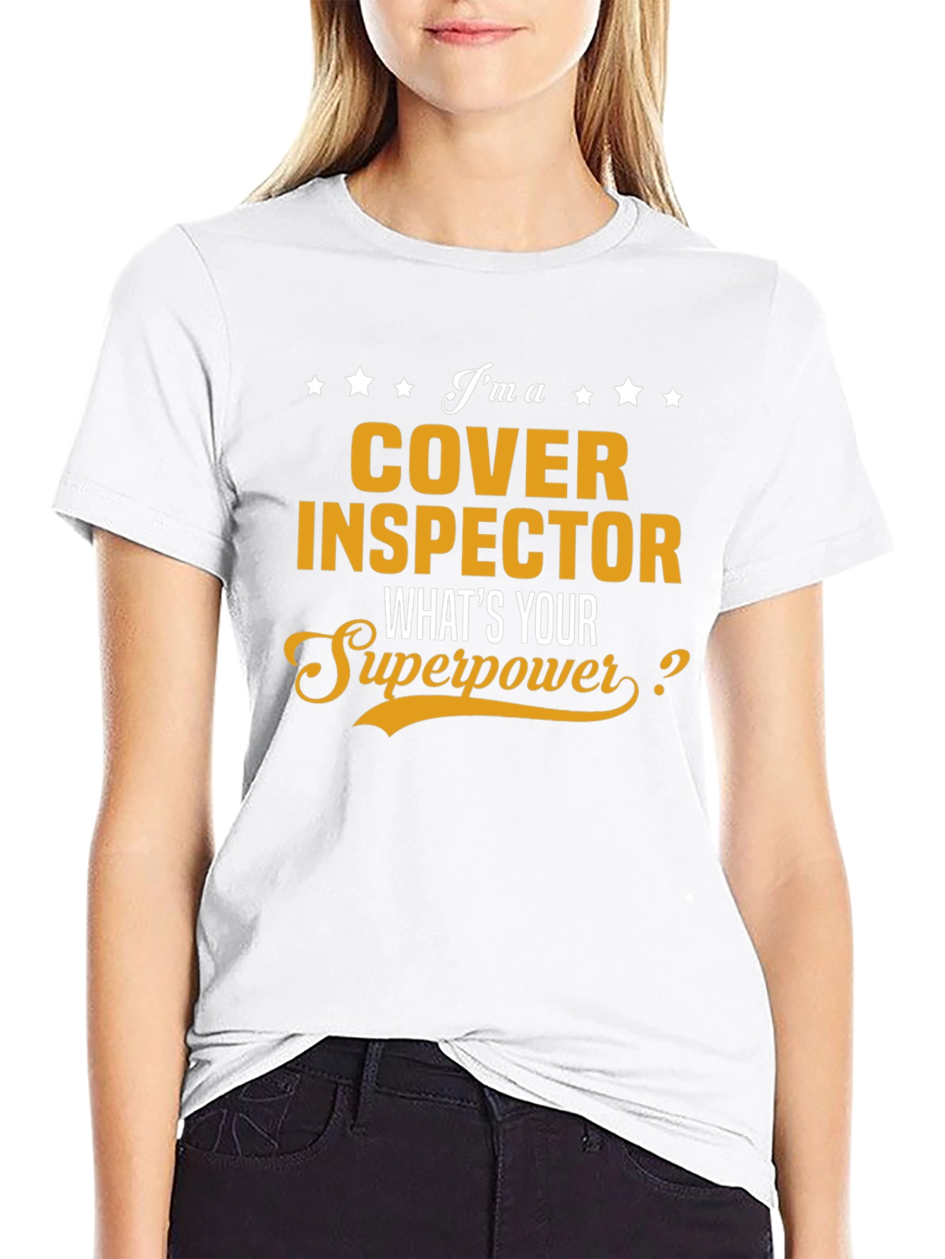 Cover Inspector Superpower T-Shirt - Funny Job Gift